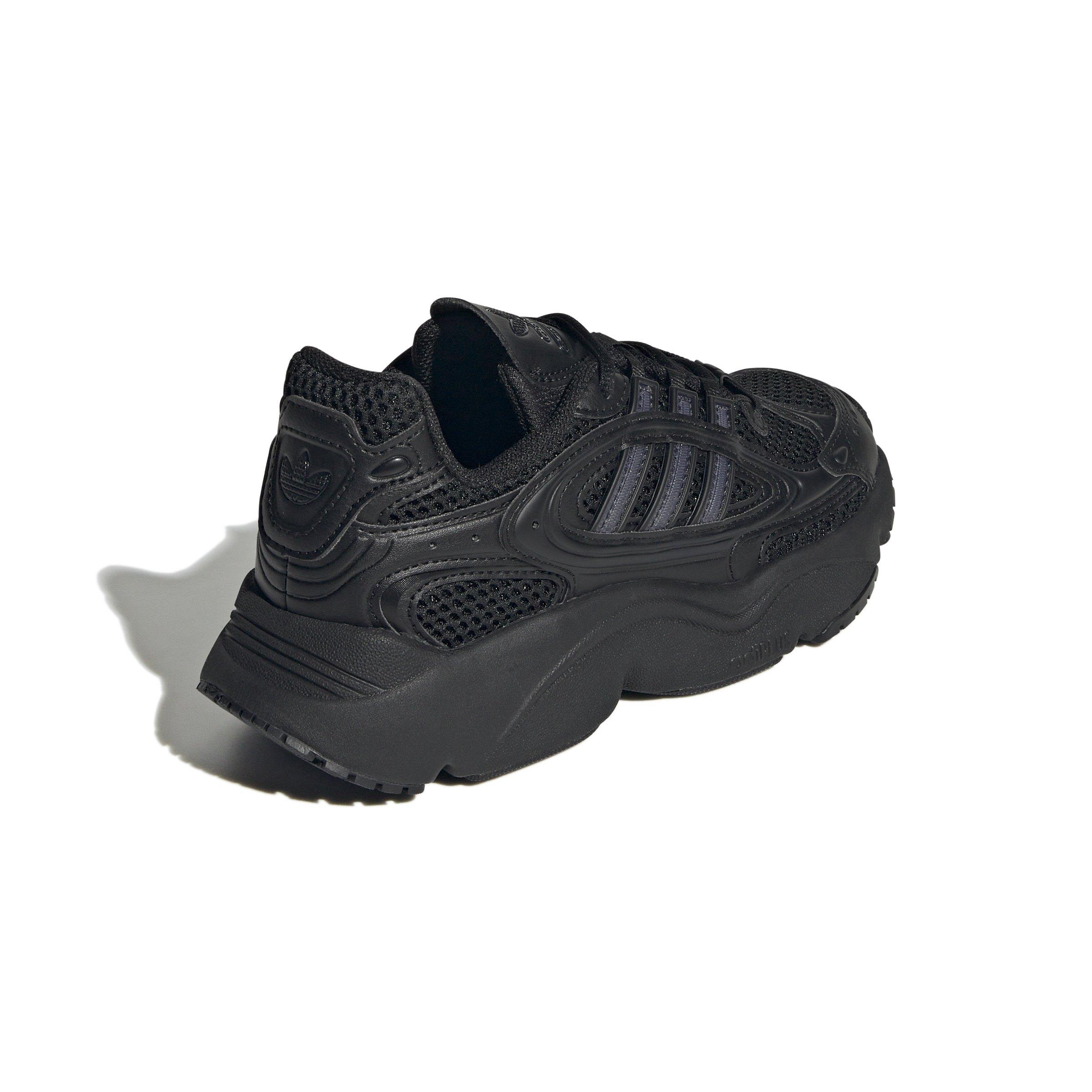 adidas Originals Ozmillen "Core Black" Grade School Boys' Shoe - BLACK Thumbnail View 4