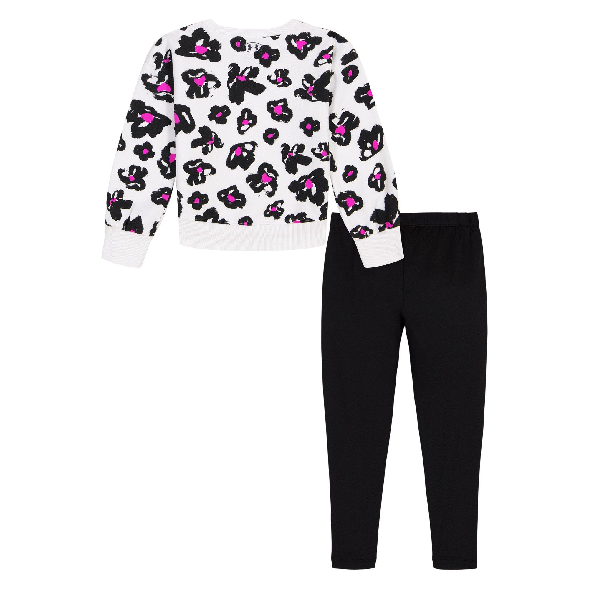 Under Armour Floral Crew 2-Piece Little Girls' Set