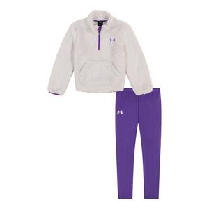 Under Armour Little Girls' Minky 1/4 Zip Pullover Set