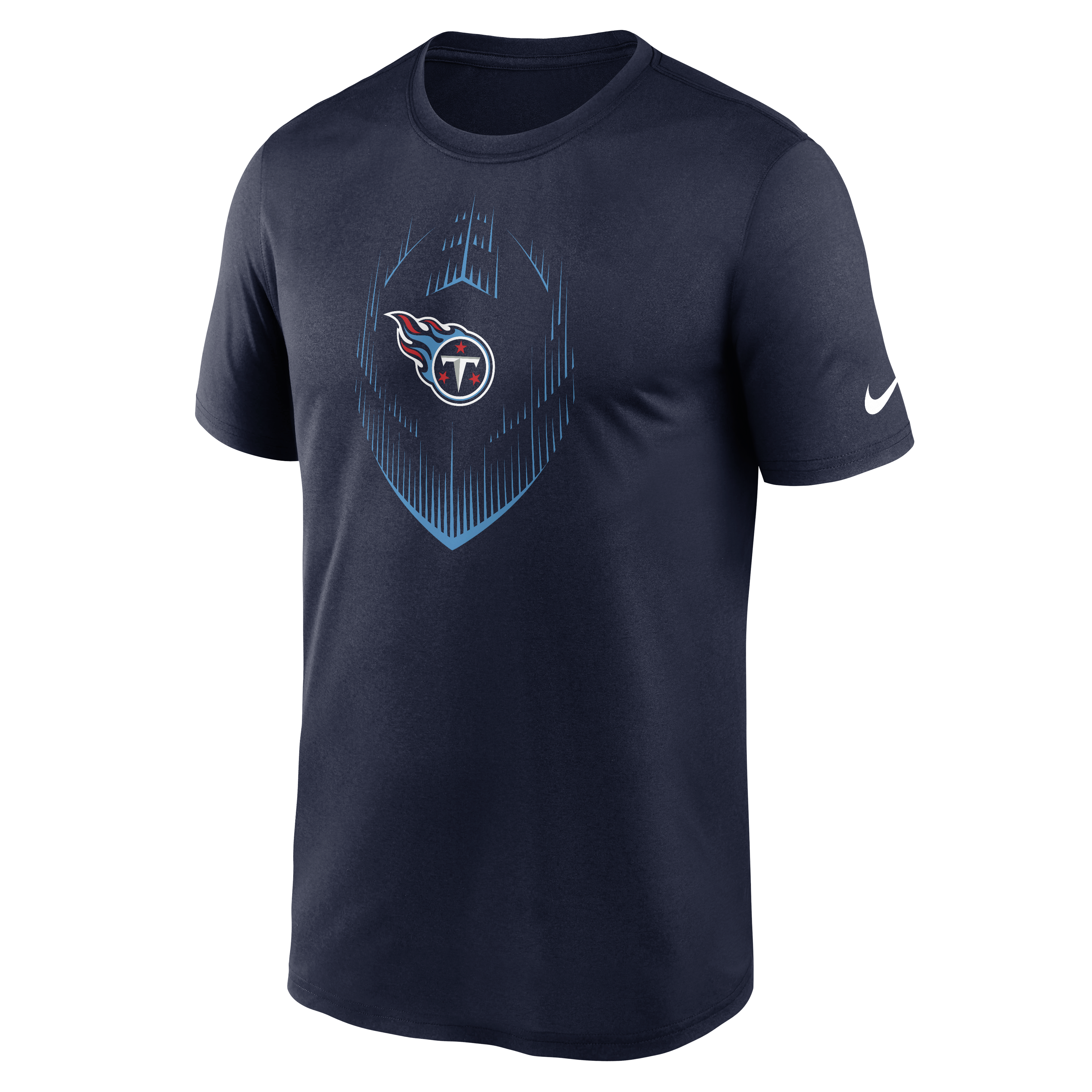 Nike Men's Tennessee Titans Legend Football Short Sleeve Tee-Navy