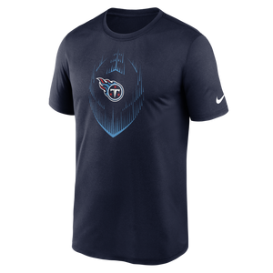 Nike Men's Tennessee Titans Legend Football Short Sleeve Tee-Navy