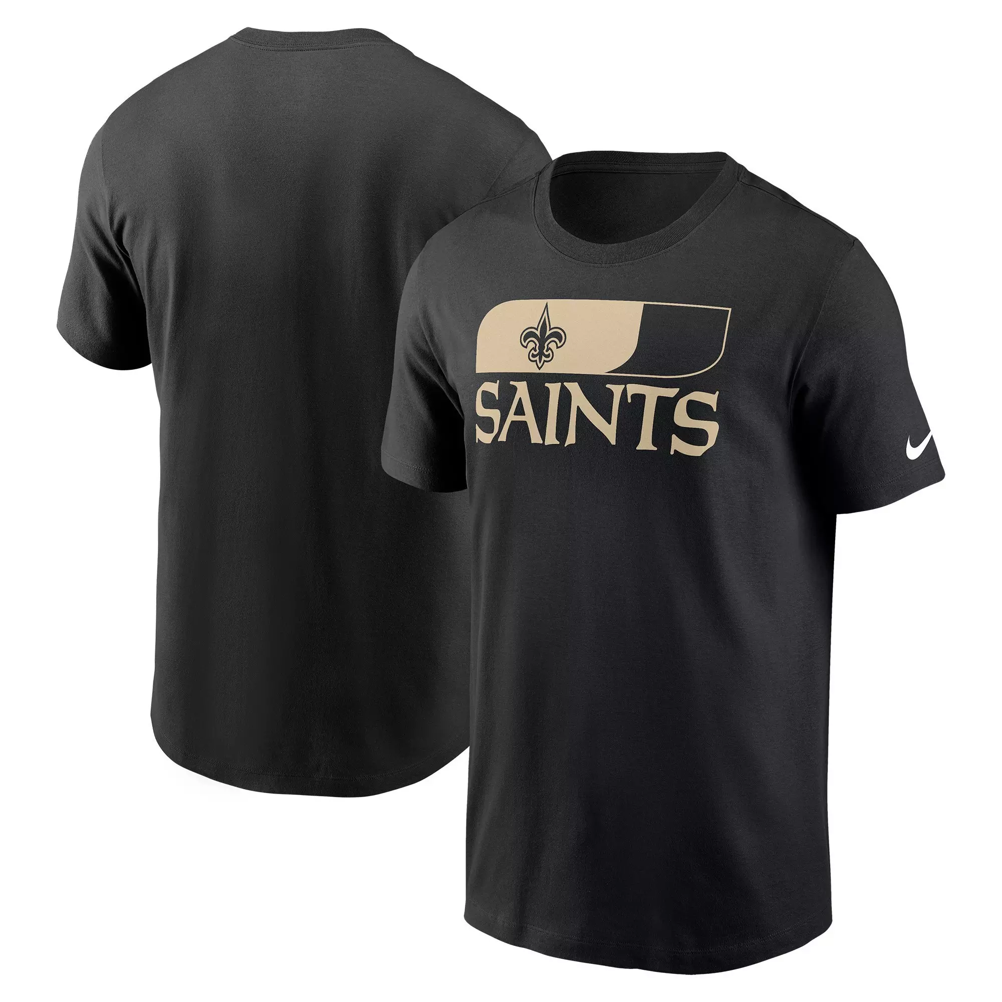 Nike Men's New Orleans Saints '24 Sideline Team Reveal Tee - BLACK
