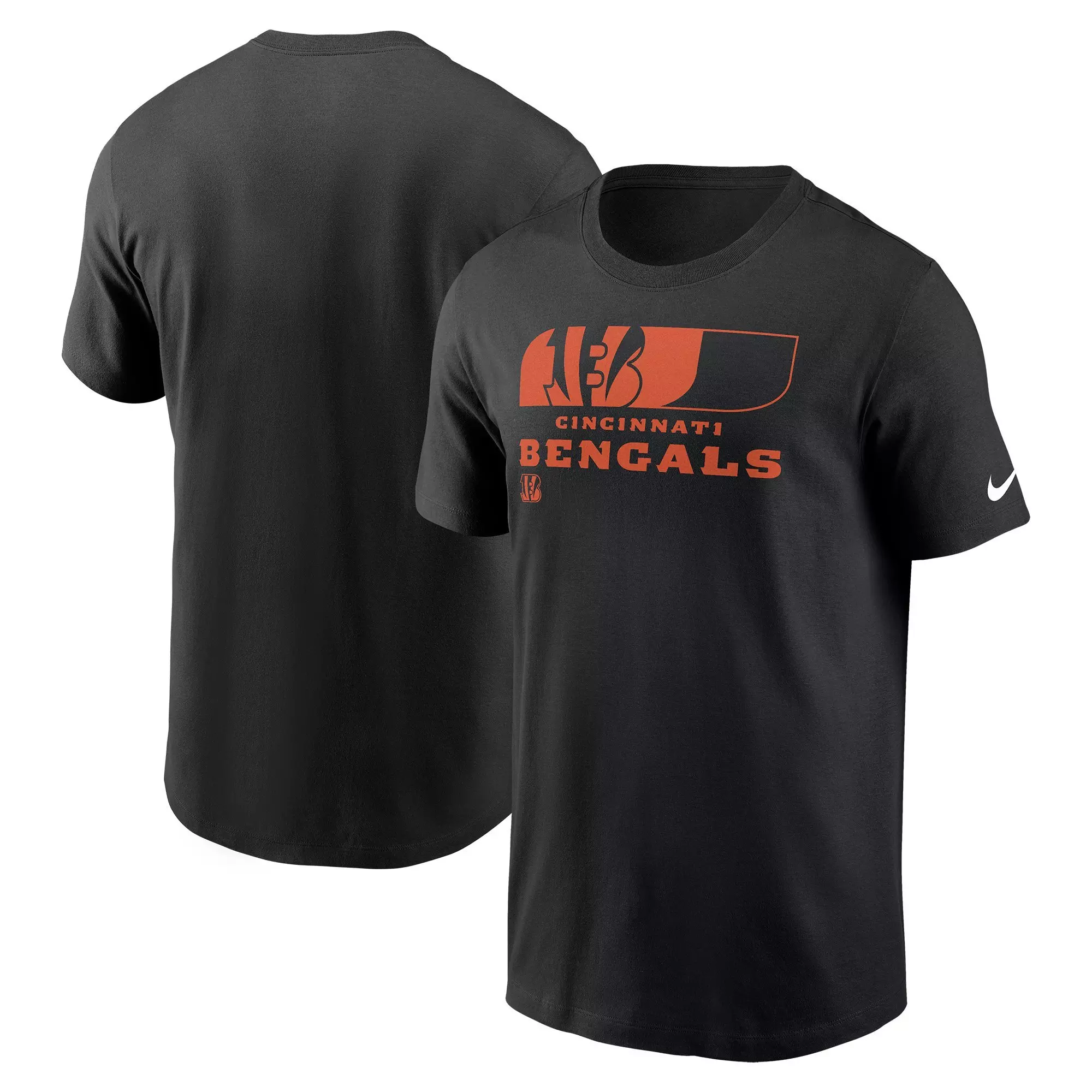 Nike Men's Cincinnati Bengals '24 Sideline Team Reveal Tee - BLACK/ORANGE