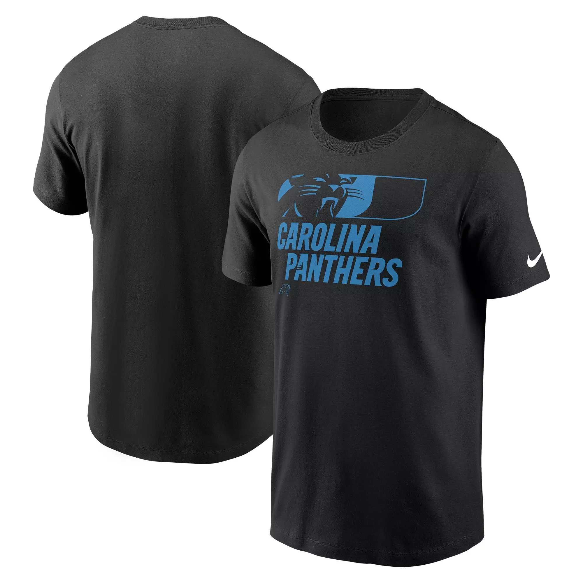 Nike Men's Carolina Panthers '24 Sideline Team Reveal Tee - BLACK