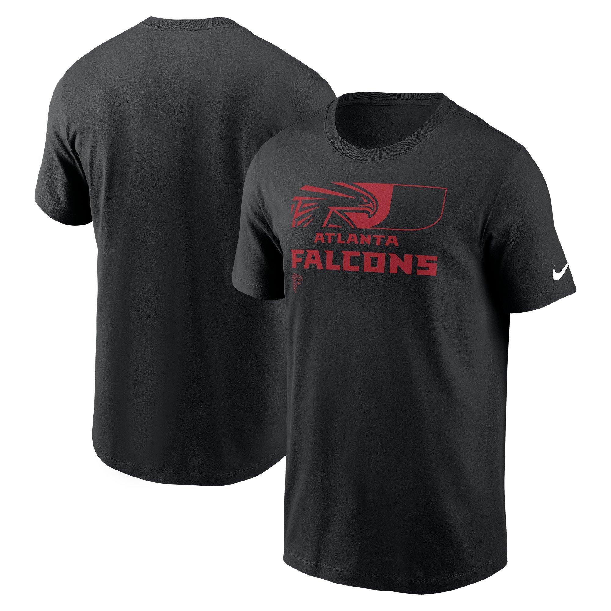 Nike Men's Atlanta Falcons '24 Sideline Team Reveal Tee - BLACK Thumbnail View 3