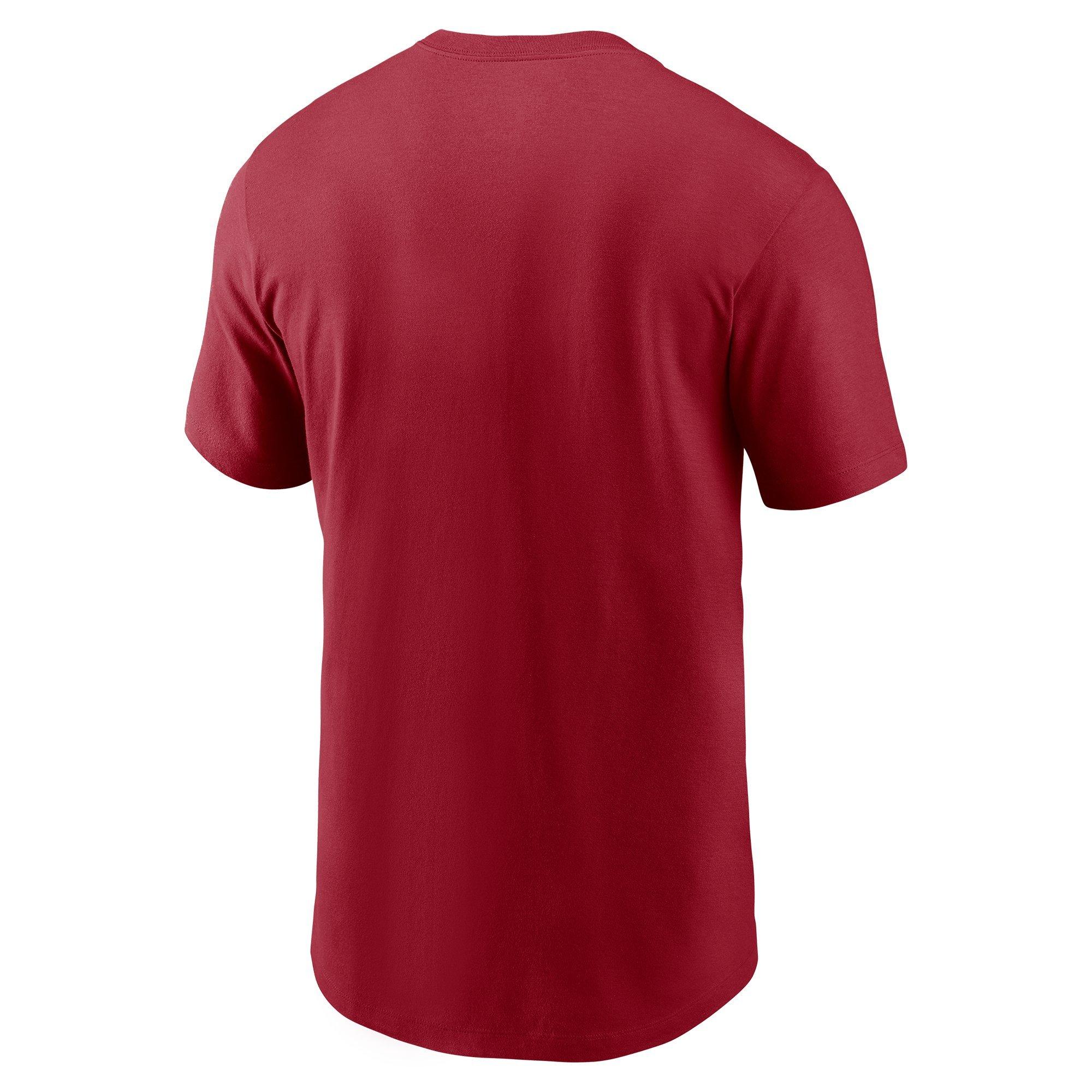 Nike Men's Arizona Cardinals '24 Sideline Team Reveal Tee - RED Thumbnail View 2
