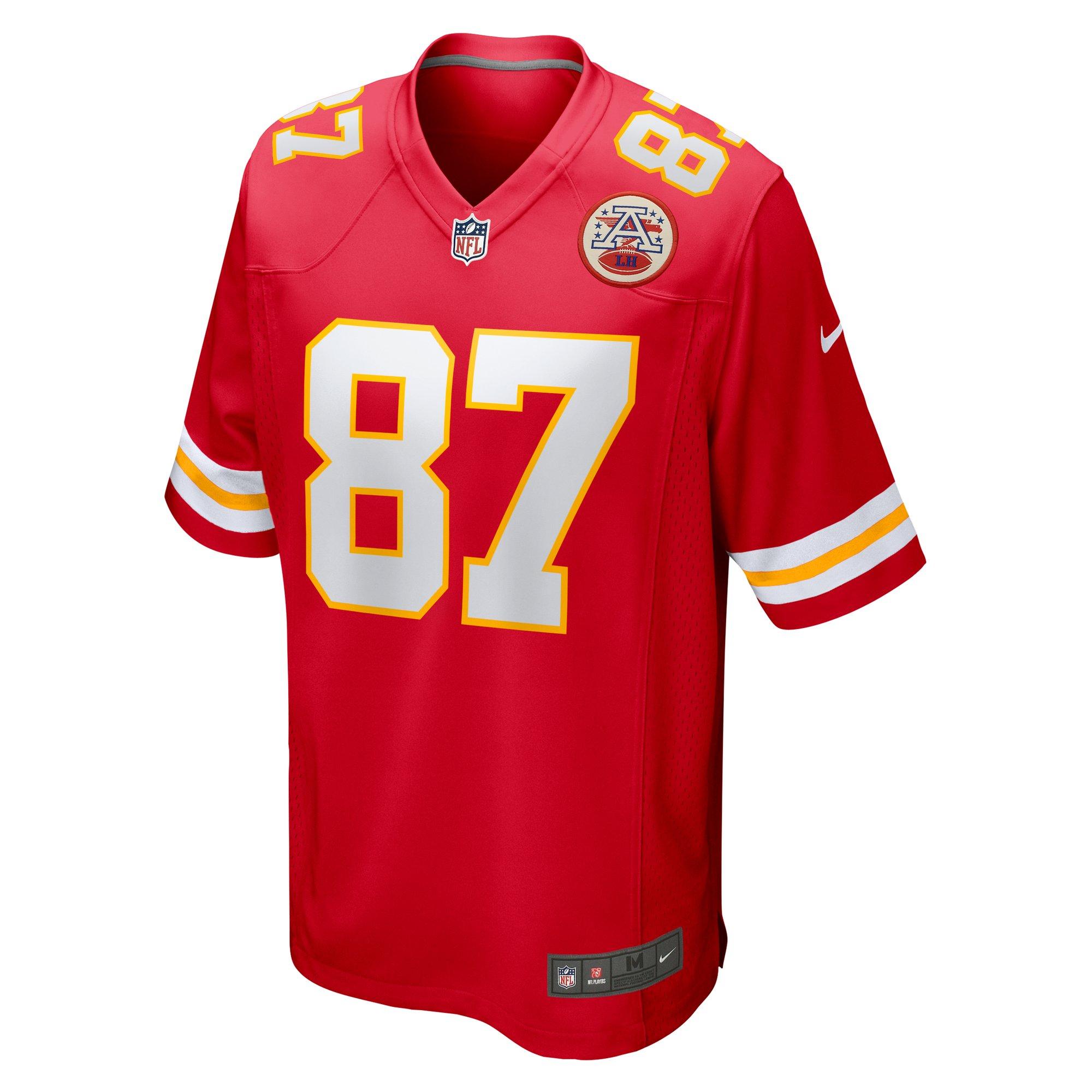 Nike Kansas City Chiefs 2025 Travis Kelce Jersey-Red - RED Thumbnail View 1