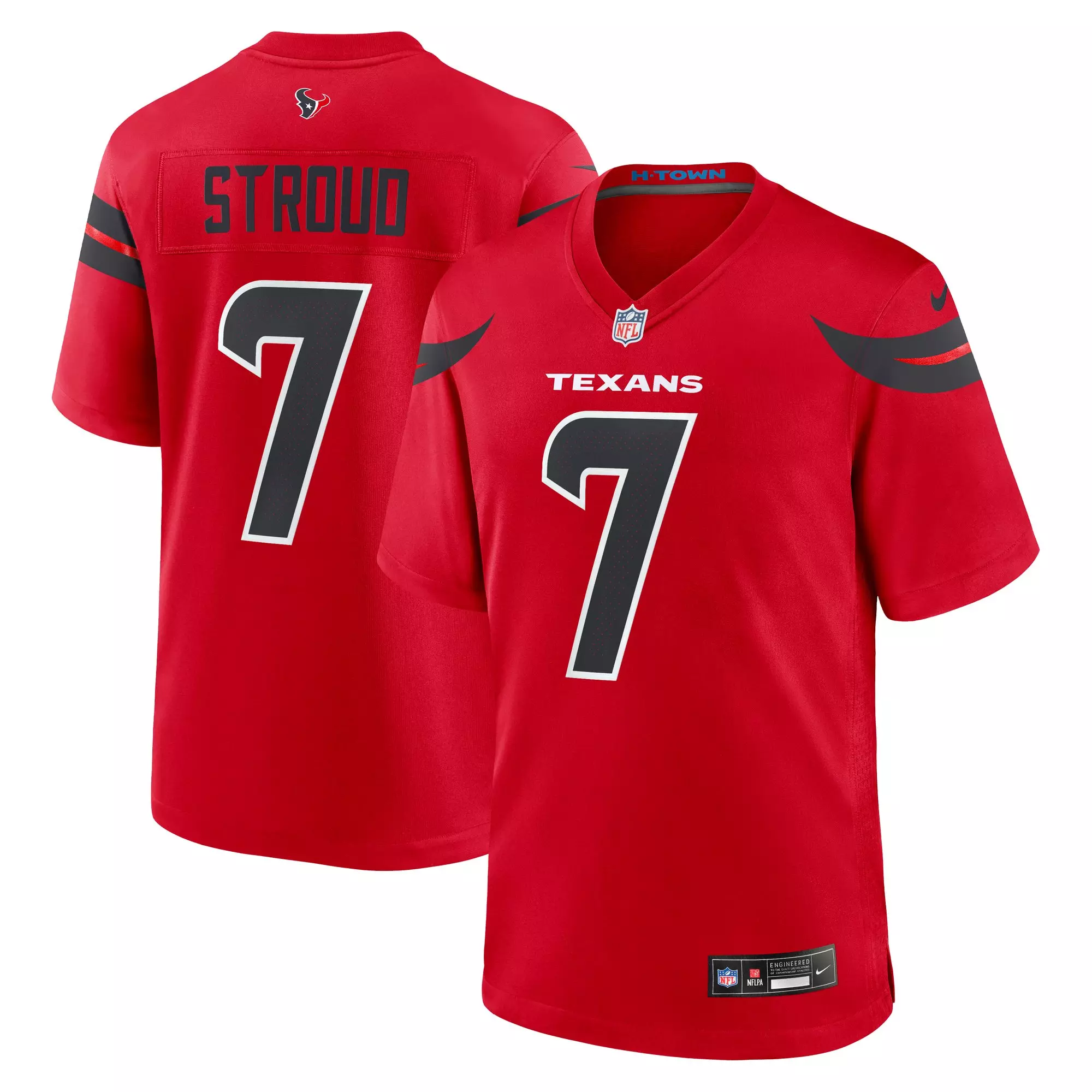 Nike Houston Texans 2023 CJ Stroud Jersey-Red - RED