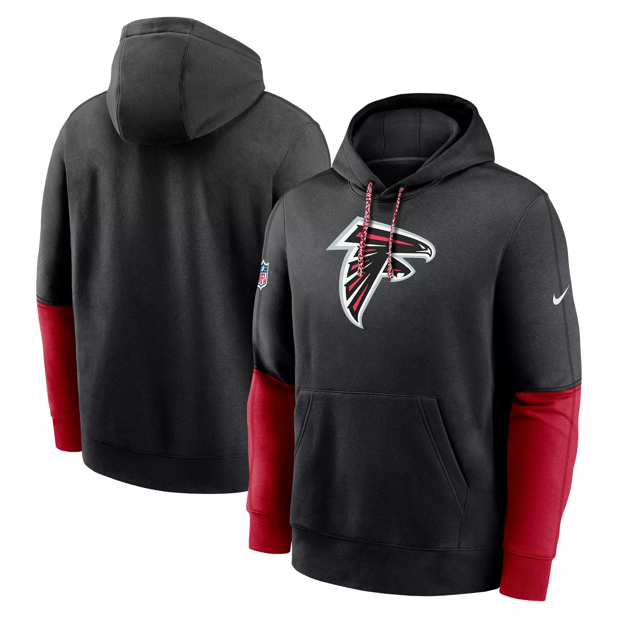 Nike Men's Atlanta Falcons '24 Club Hoodie - BLACK/RED