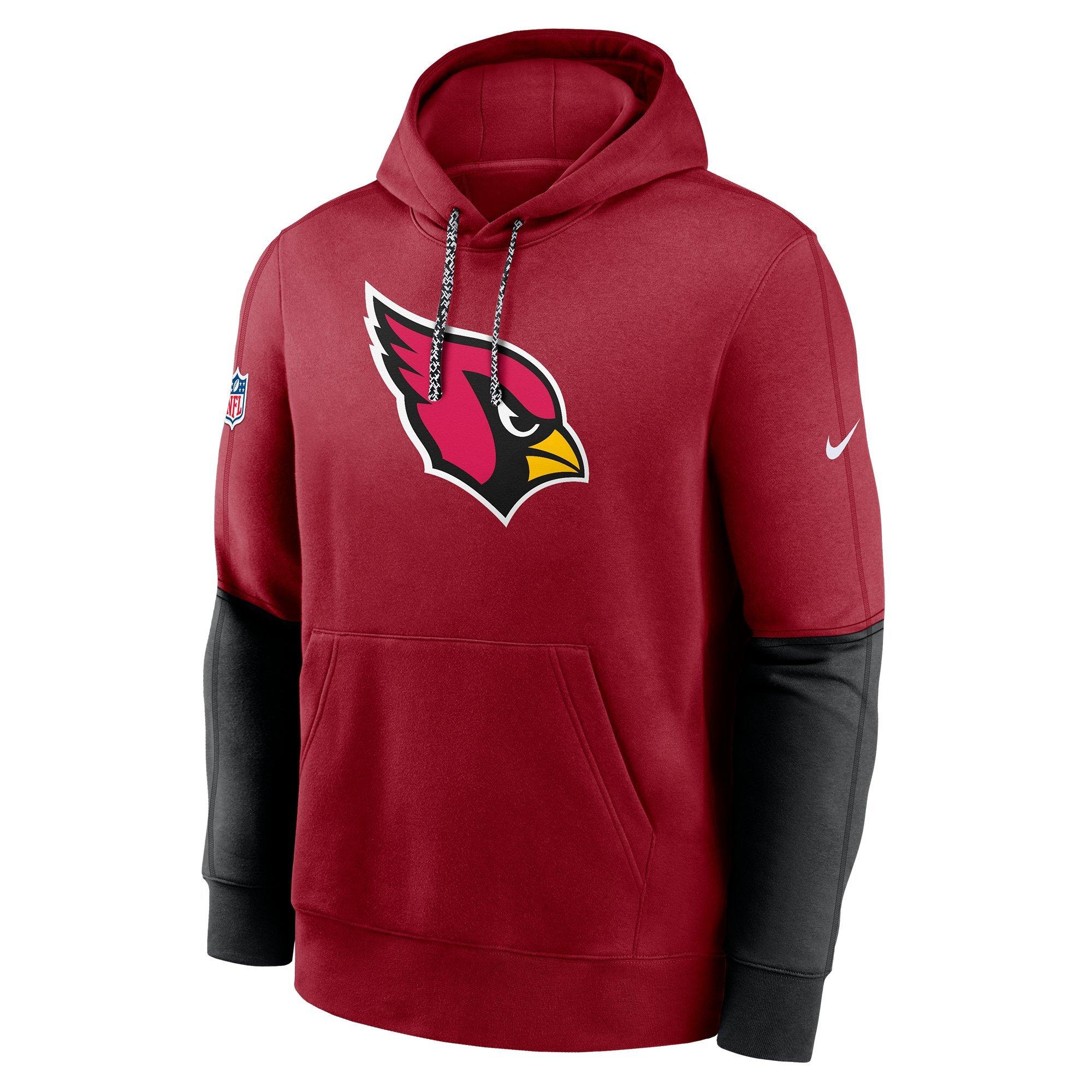 Nike Men's Arizona Cardinals '24 Club Hoodie - RED/BLACK Thumbnail View 1