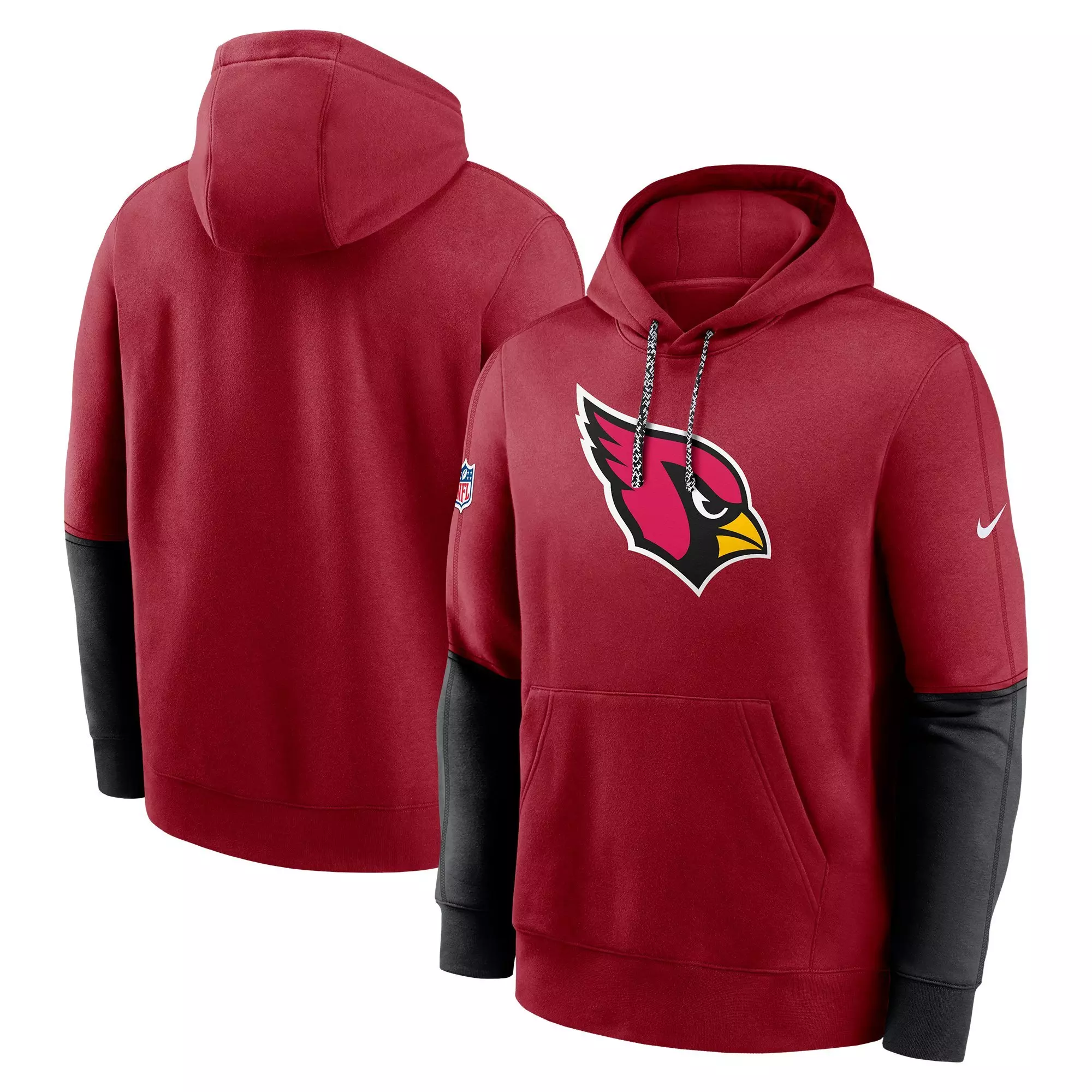 Nike Men's Arizona Cardinals '24 Club Hoodie - RED/BLACK