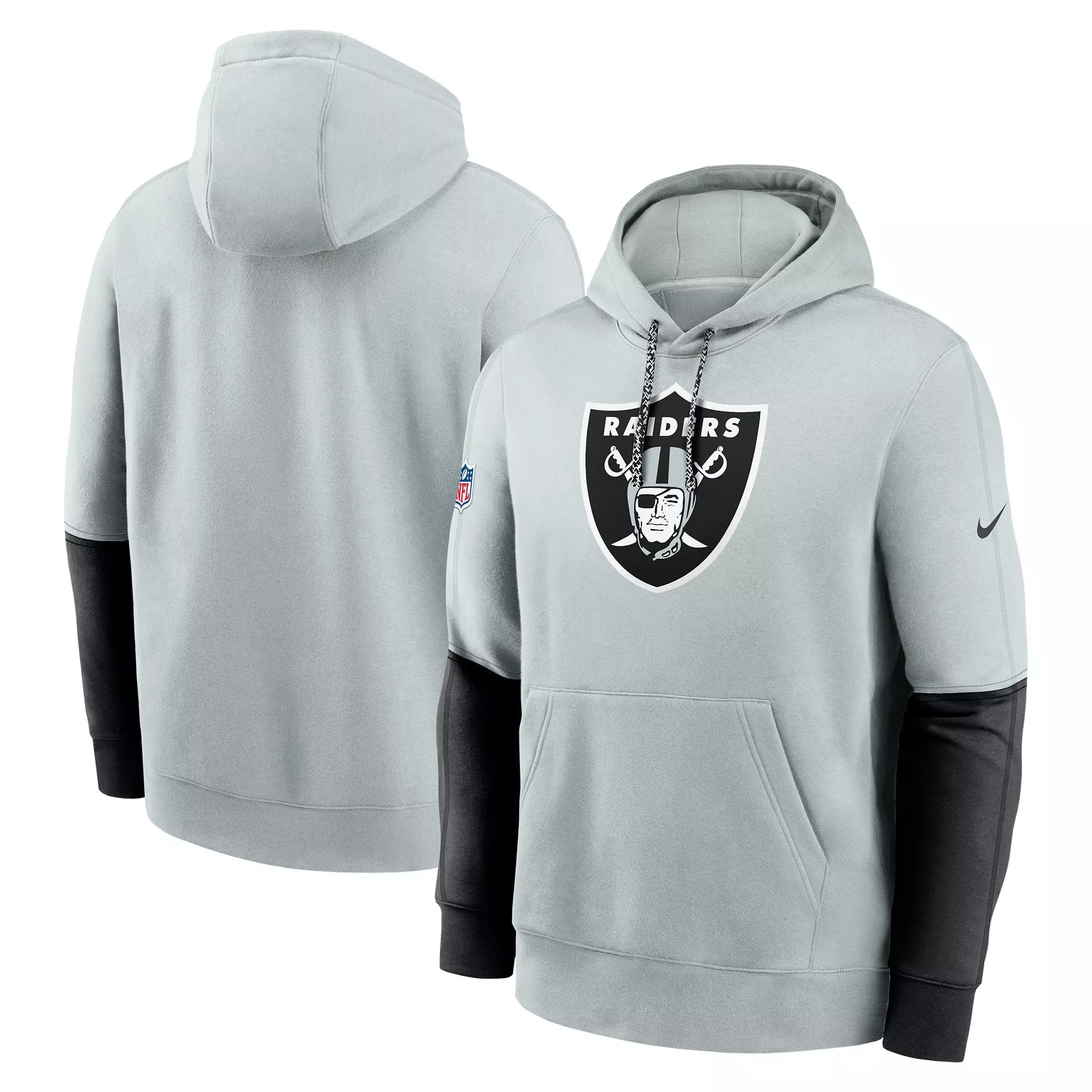 Nike Men's Las Vegas Raiders '24 Club Hoodie - GREY