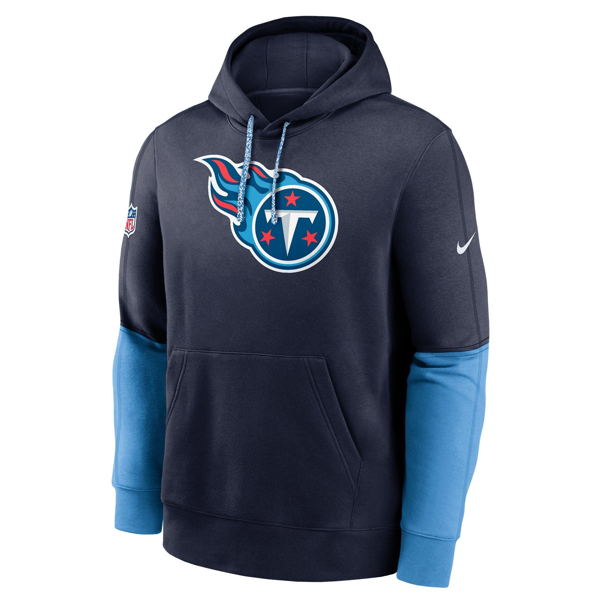 Nike Men's Tennessee Titans '24 Club Hoodie - NAVY Thumbnail View 1