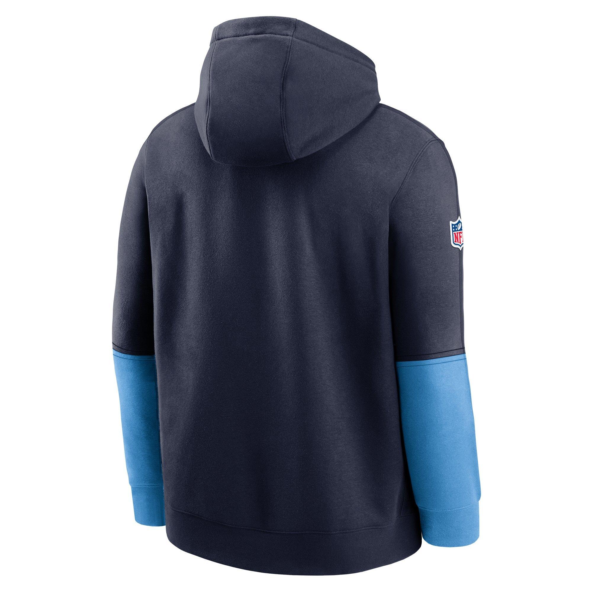 Nike Men's Tennessee Titans '24 Club Hoodie - NAVY Thumbnail View 2