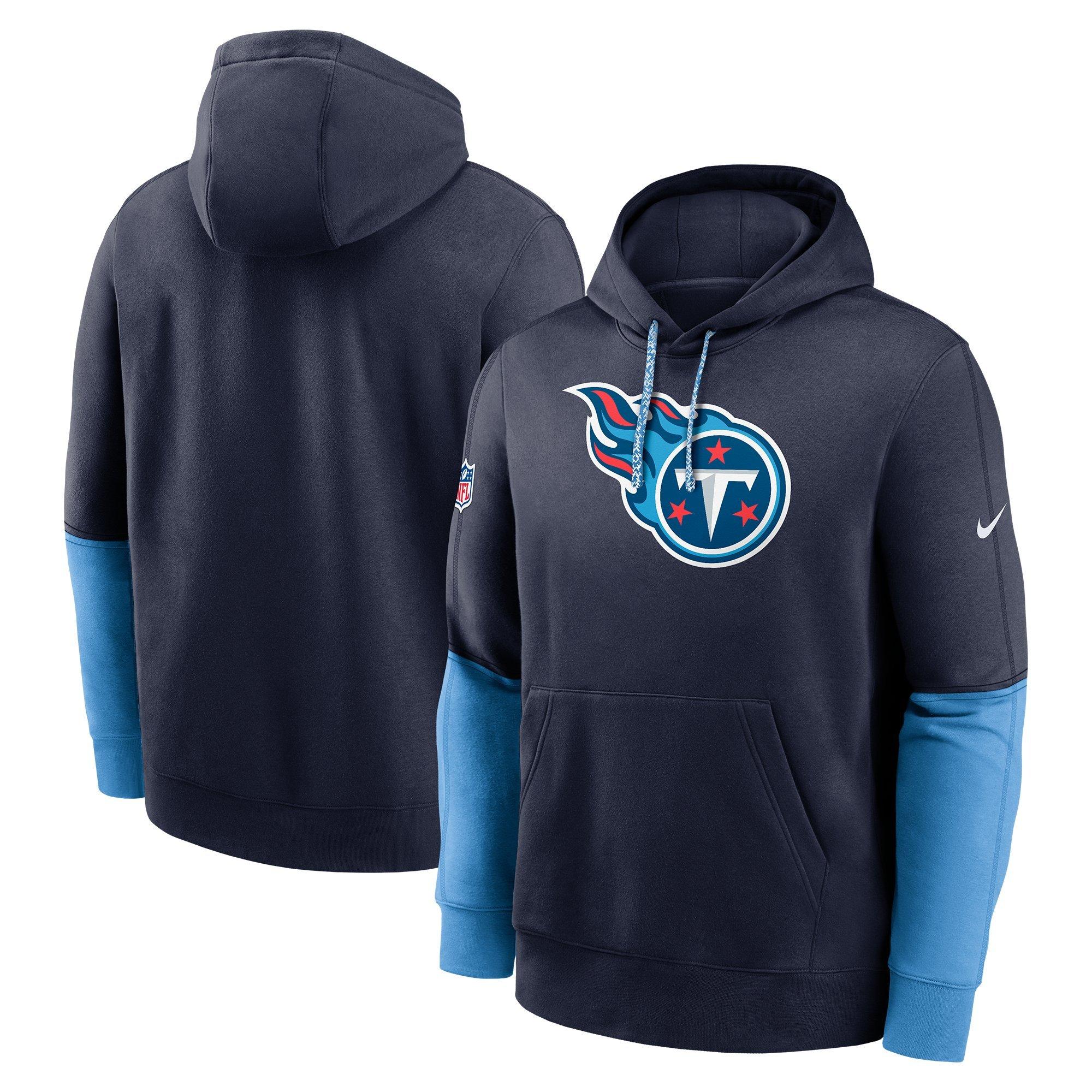 Nike Men's Tennessee Titans '24 Club Hoodie - NAVY Thumbnail View 3
