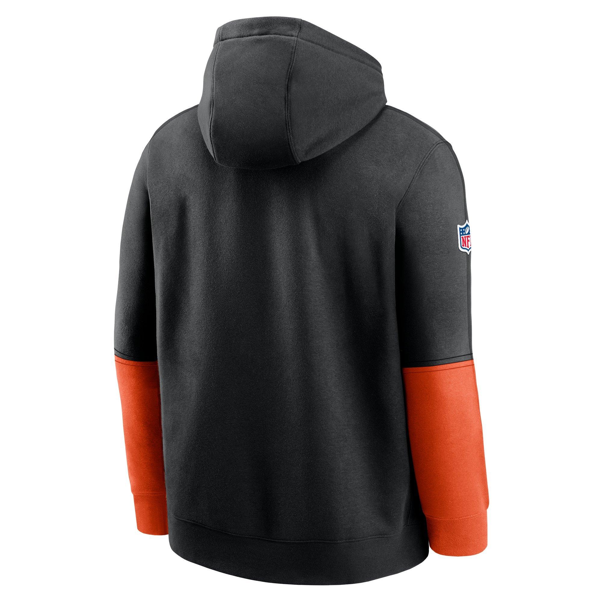 Nike Men's Cincinnati Bengals '24 Club Hoodie - BLACK/ORANGE Thumbnail View 2
