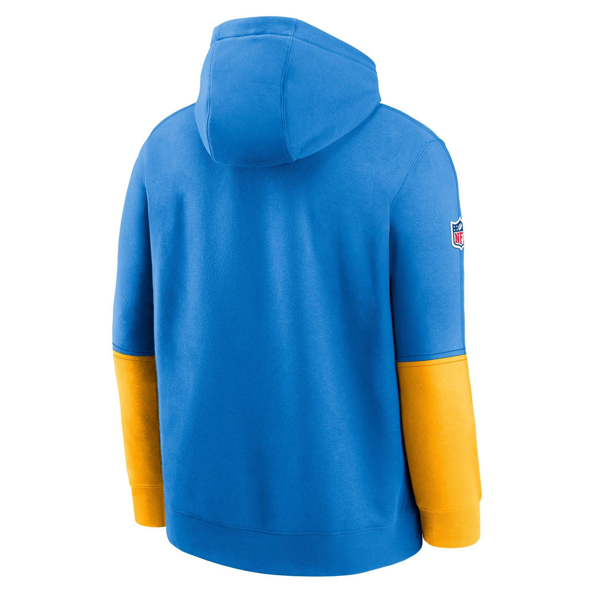 Nike Men's Los Angeles Chargers '24 Club Hoodie - BLUE Thumbnail View 2
