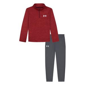 Under Armour Little Boys' Tech 1/4 Zip 2-Piece Set