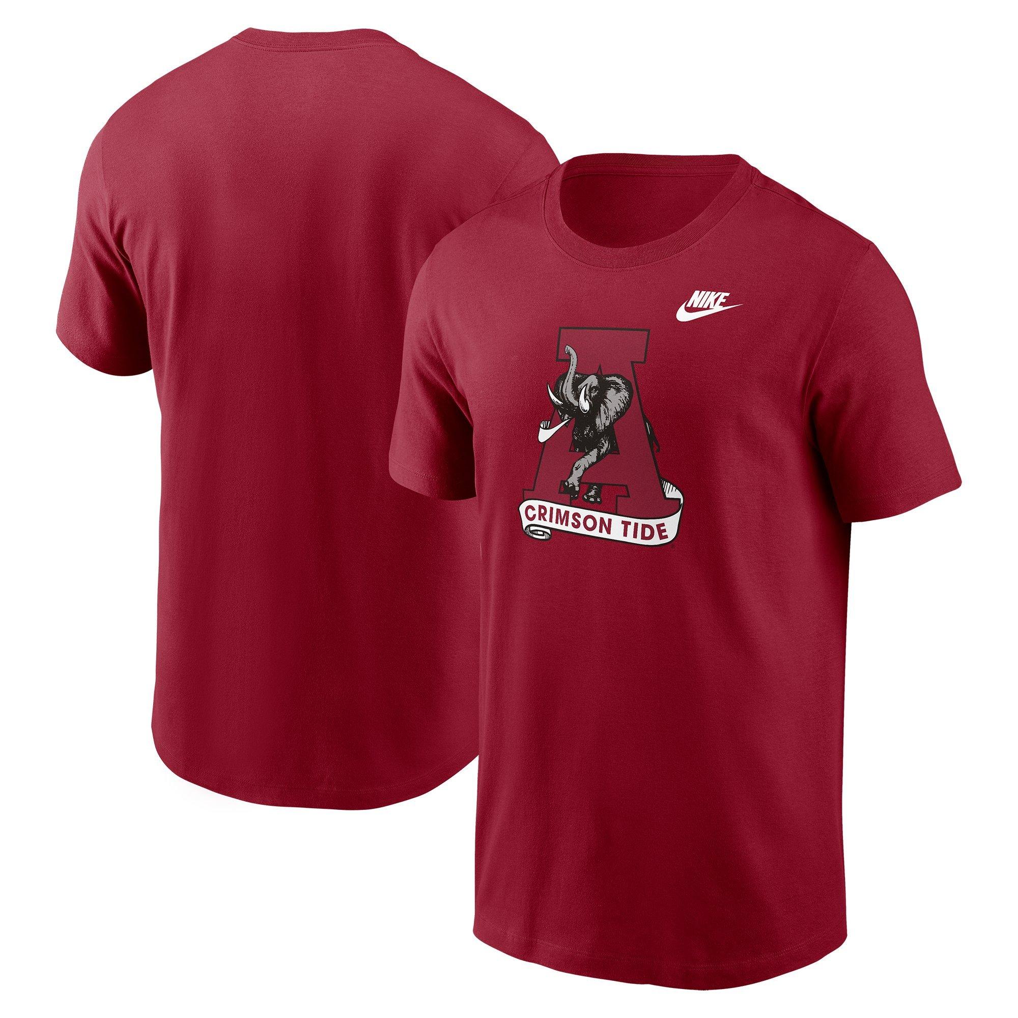 Nike Men's Alabama Crimson Tide Legacy Tee - RED Thumbnail View 3