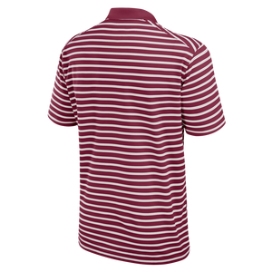 Nike Men's Florida State Seminoles Striped Polo-Red
