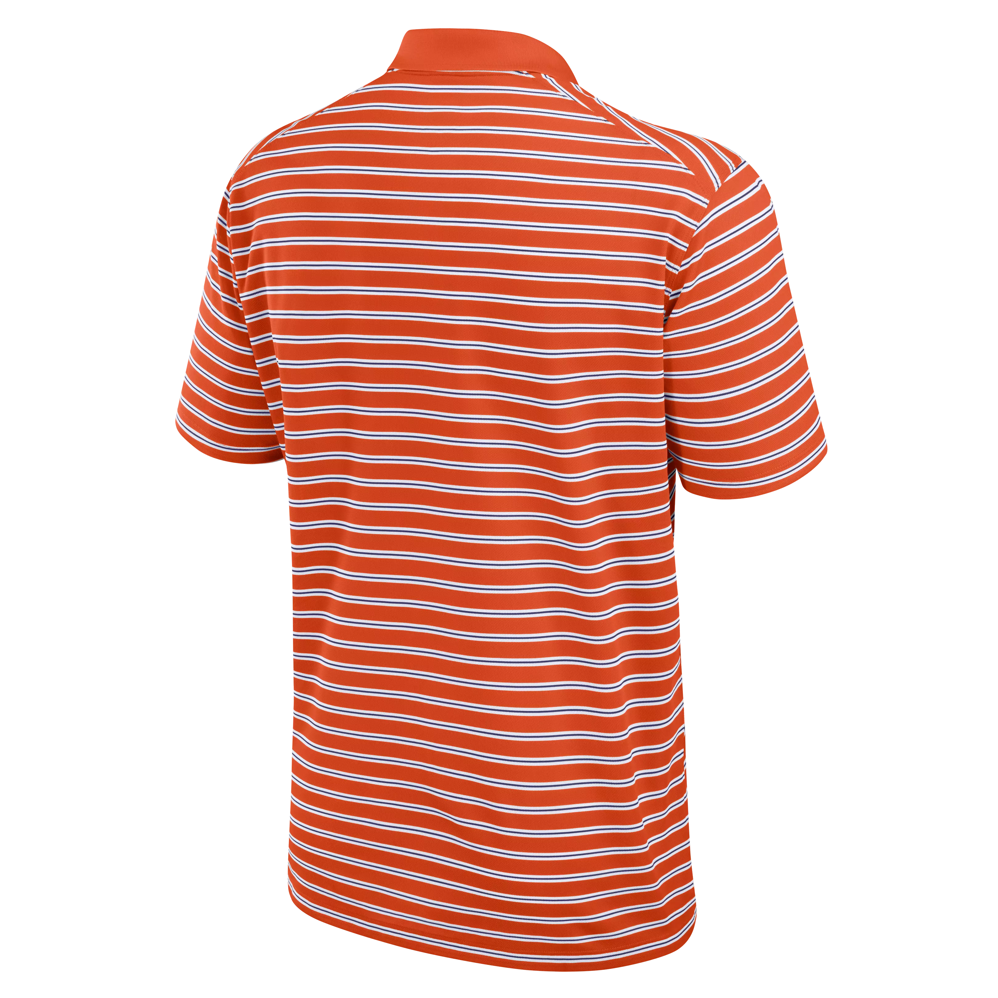 Nike Men's Clemson Tigers&nbsp;Striped Polo-Orange - ORANGE