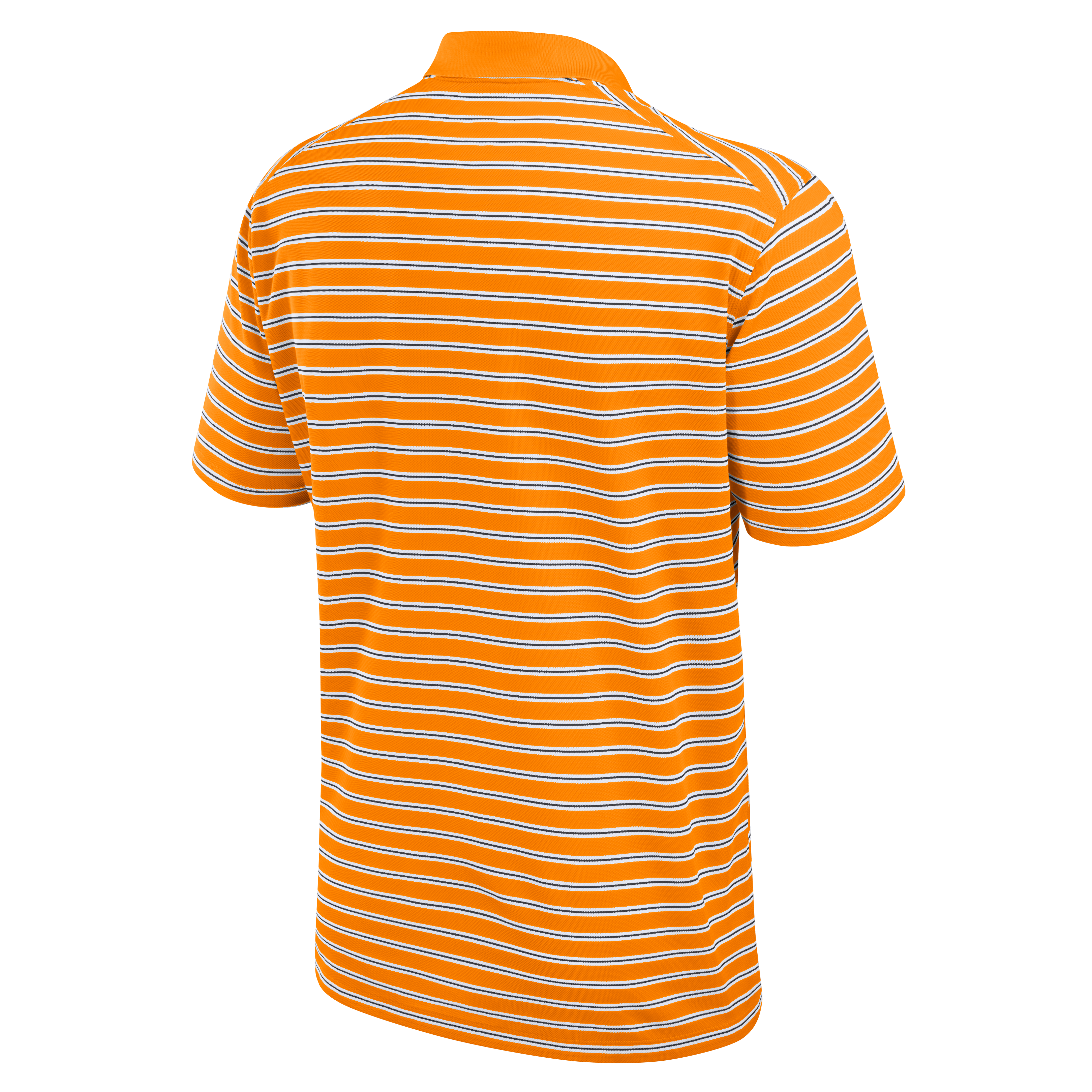 Nike Men's Tennessee Volunteers Striped Polo-Orange - ORANGE Thumbnail View 2