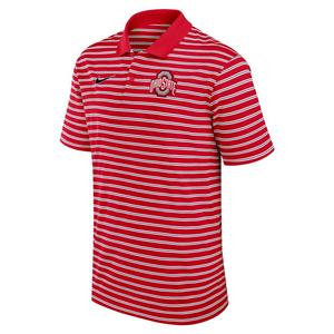Nike Men's Ohio State Buckeyes Primetime Victory Striped Polo