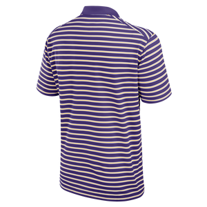 Nike Men's LSU Tigers Striped Polo-Purple