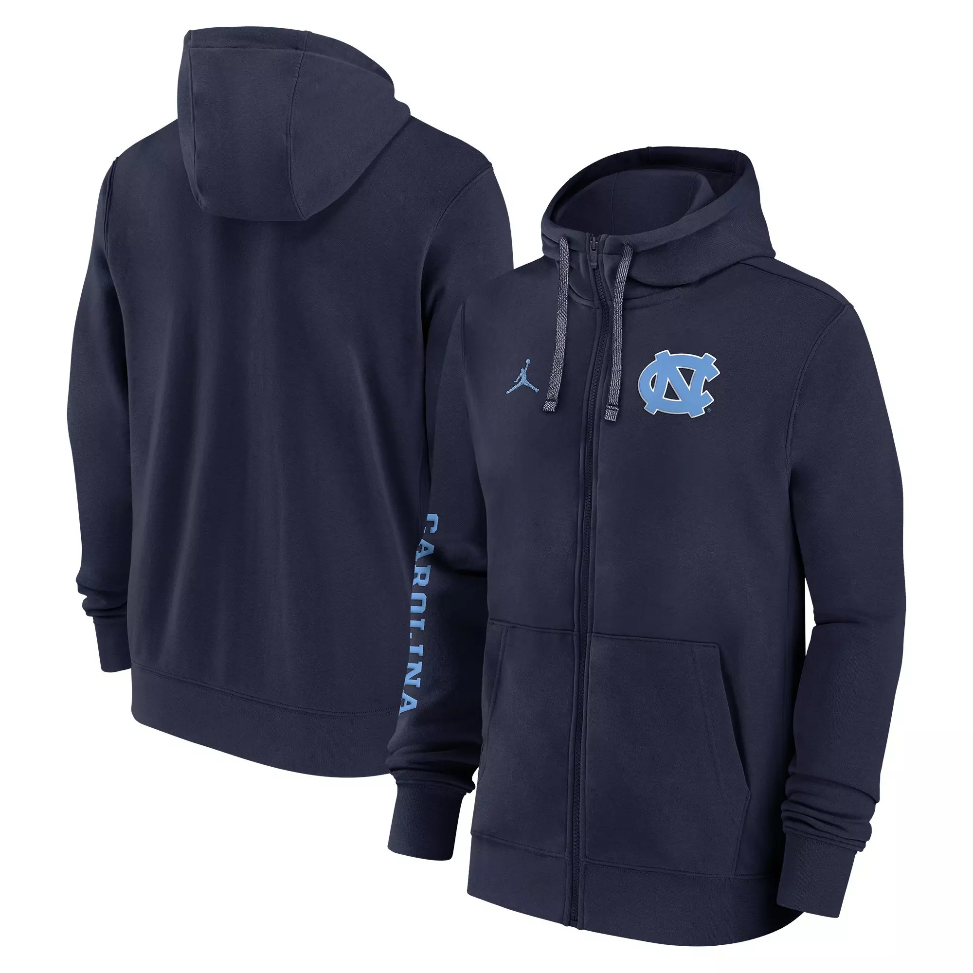 Jordan Men's North Carolina Tar Heels Sideline Team Issue Full-Zip Jacket - BLUE