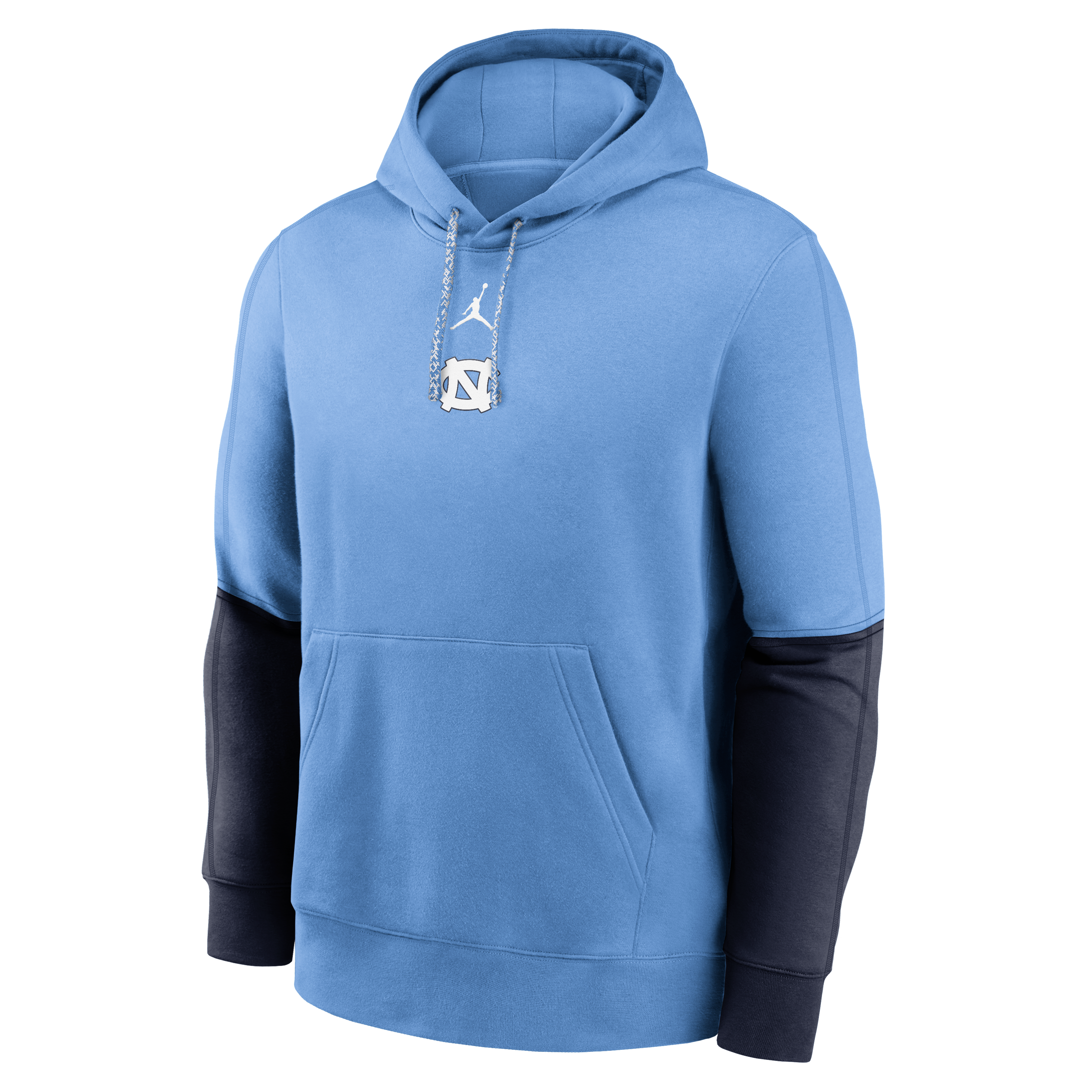Nike Men's UNC Tar Heels '24 Club Hoodie-Light Blue/Black - BLUE Thumbnail View 1