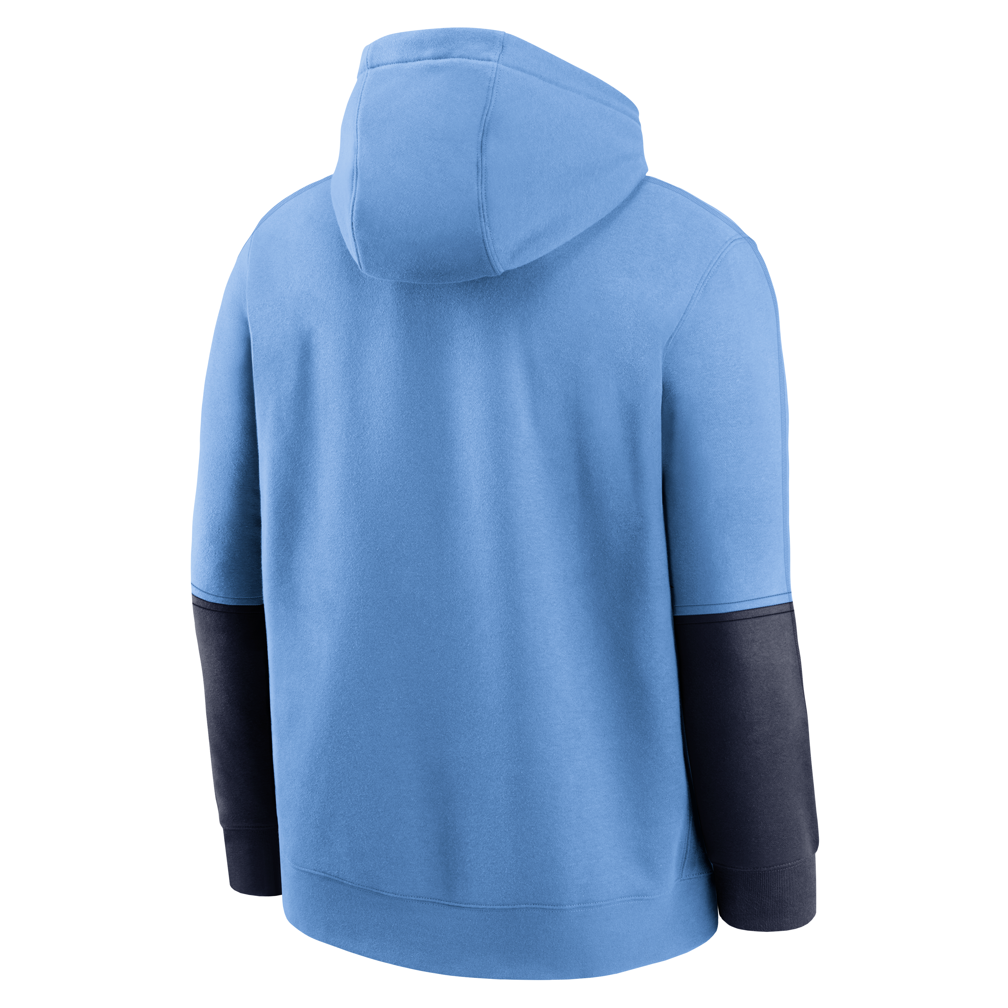 Nike Men's UNC Tar Heels '24 Club Hoodie-Light Blue/Black - BLUE Thumbnail View 2