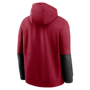 Nike Men's Oklahoma Sooners '24 Club Hoodie-Red/Black