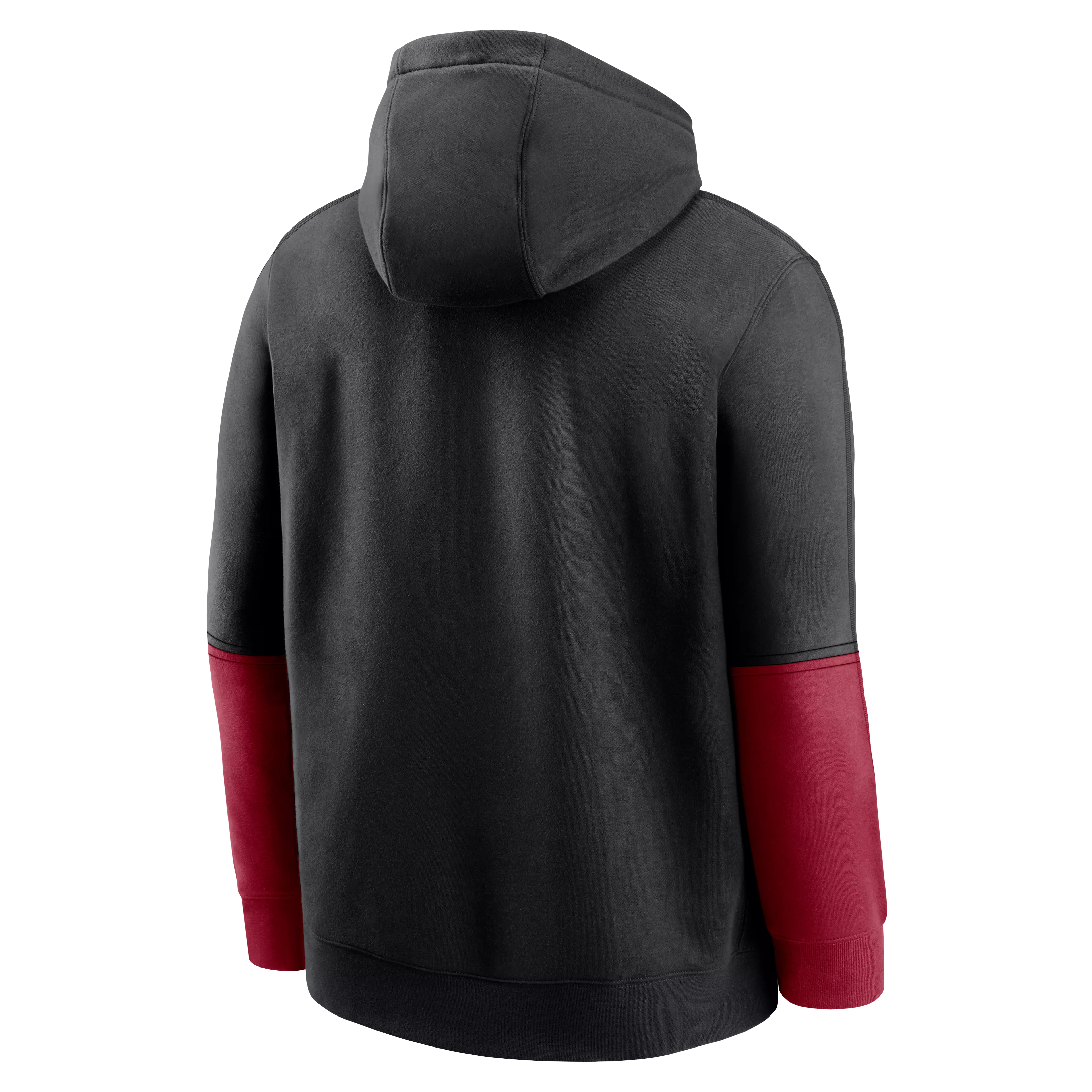 Nike Men's Alabama Crimson Tide '24 Club Hoodie-Black/Red - BLACK/RED