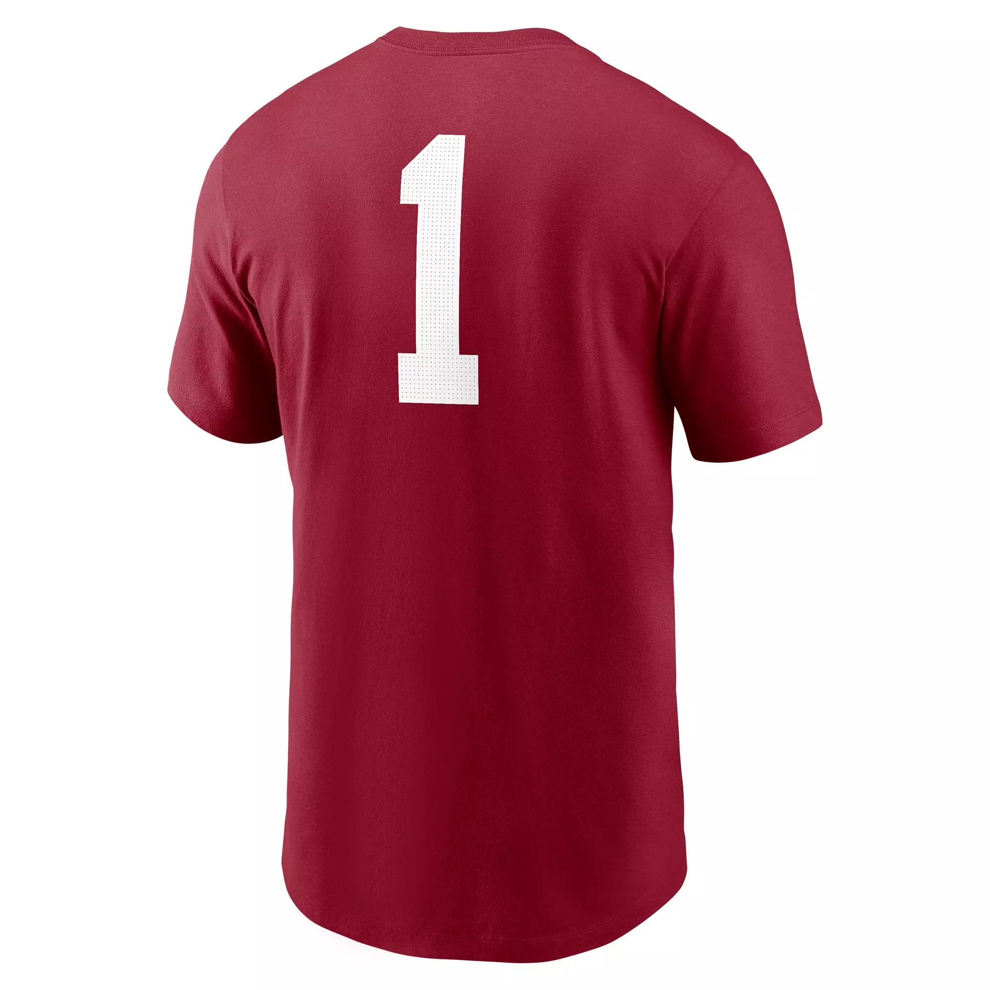 Nike Men's Alabama Crimson Tide No. 1 Logo Tee - RED