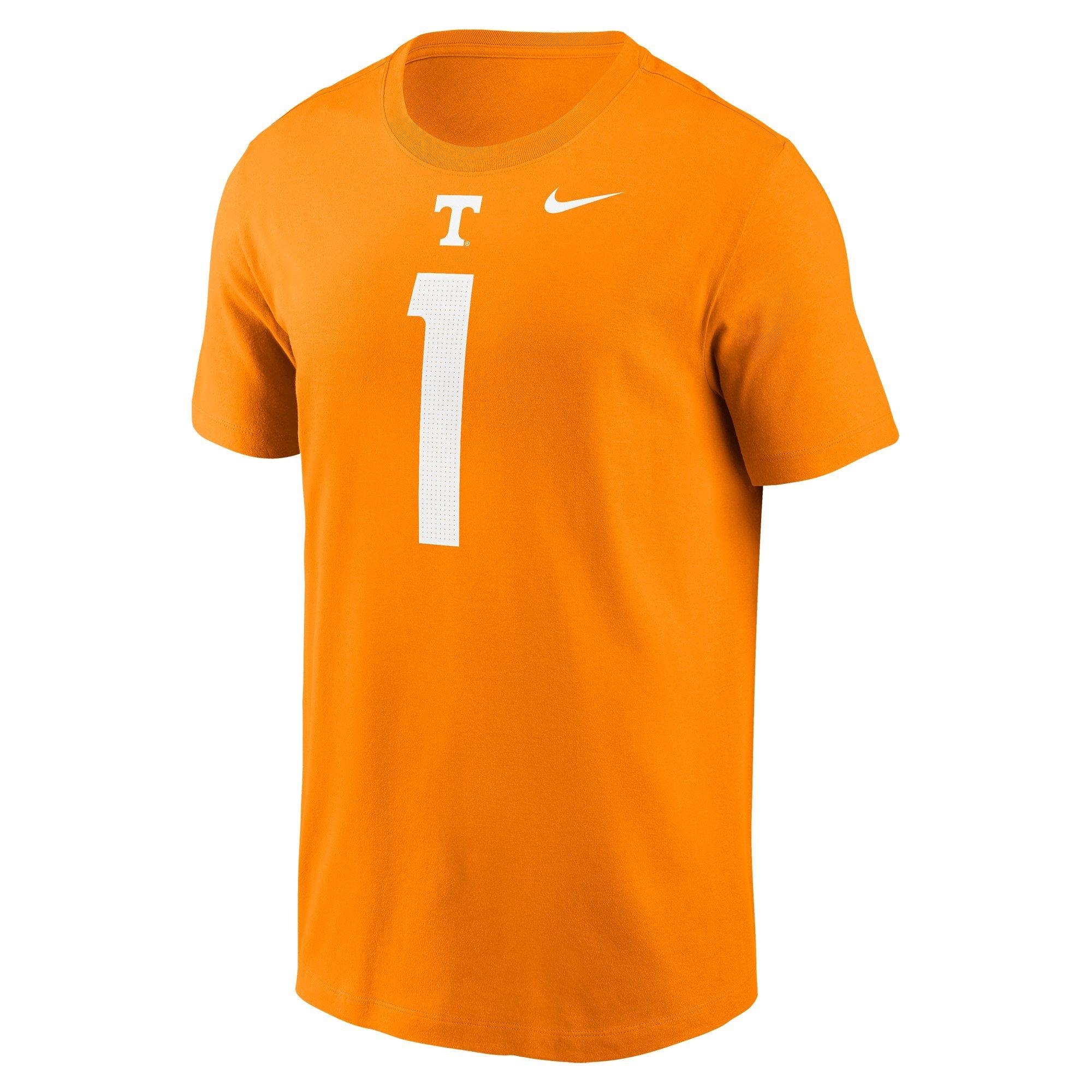 Nike Men's Tennessee Volunteers No. 1 Logo Tee - ORANGE Thumbnail View 1