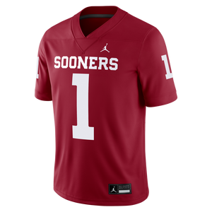 Jordan Men's Oklahoma Sooners #1 Jersey-Red