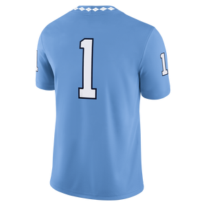 Nike Men's UNC Tar Heels #1 Jersey-Light Blue