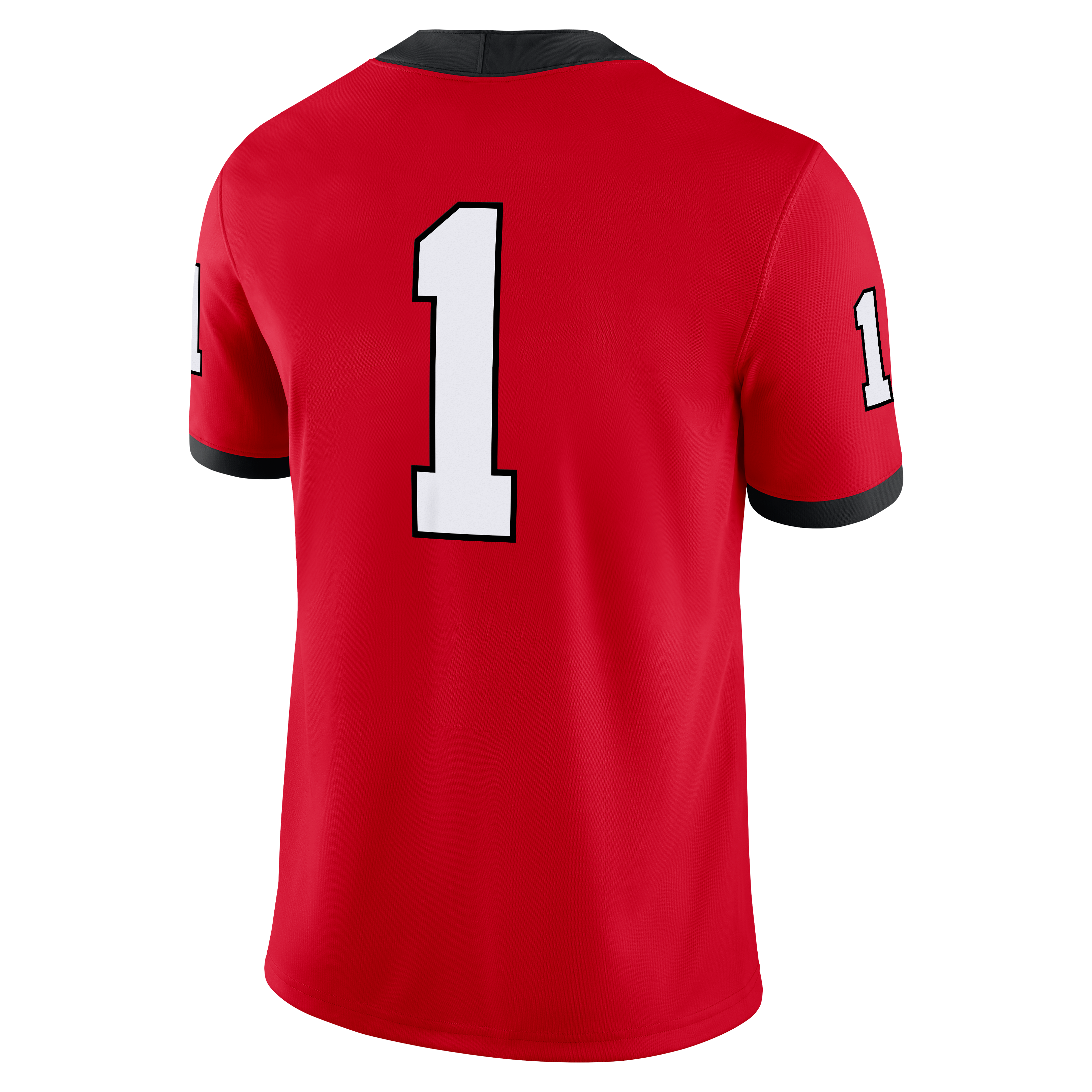 Nike Men's Georgia Bulldogs #1 Jersey-Red - RED Thumbnail View 2