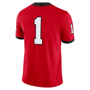 Nike Men's Georgia Bulldogs #1 Jersey-Red