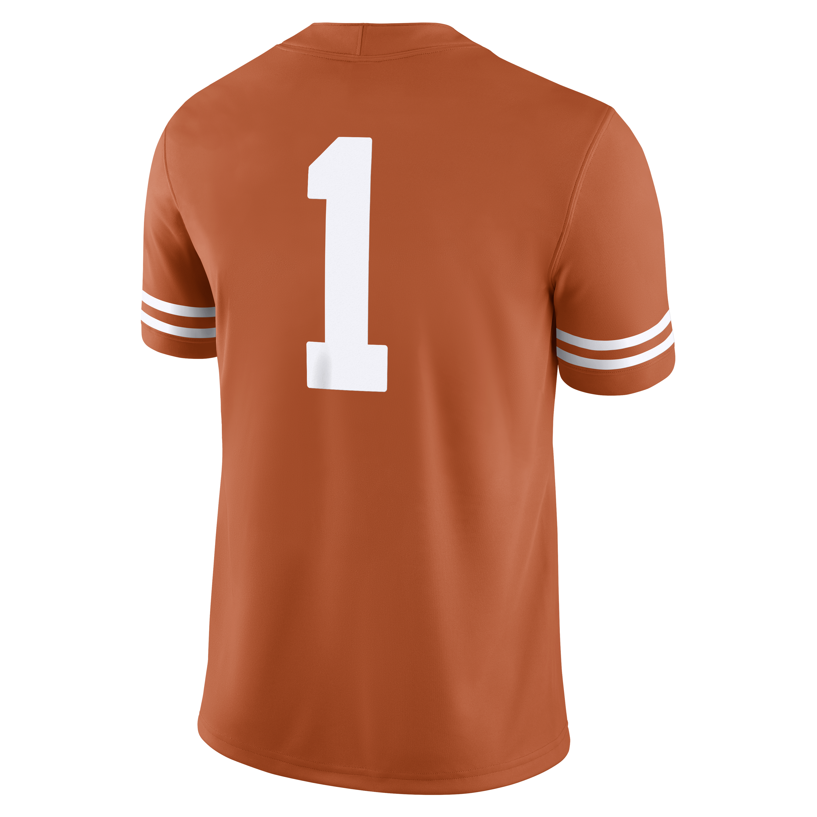 Nike Men's Texas Longhorns #1 Jersey-Orange - ORANGE Thumbnail View 2