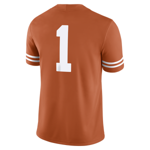 Nike Men's Texas Longhorns #1 Jersey-Orange
