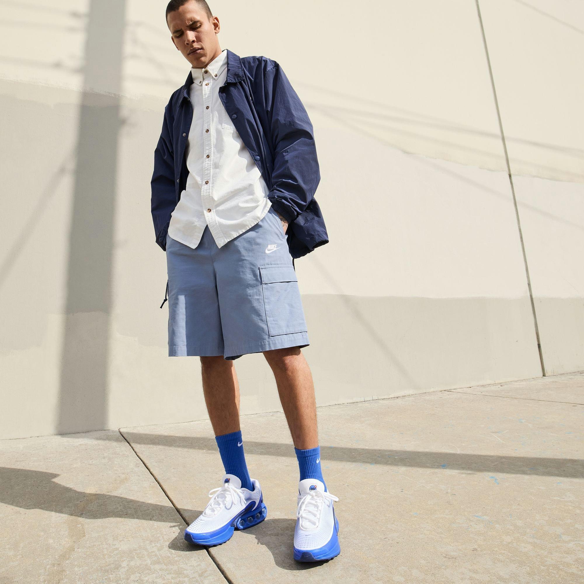 Nike Air Max Dn "White/Racer Blue" Men's Shoe - WHITE/RACER BLUE/BLUE VOID Thumbnail View 5