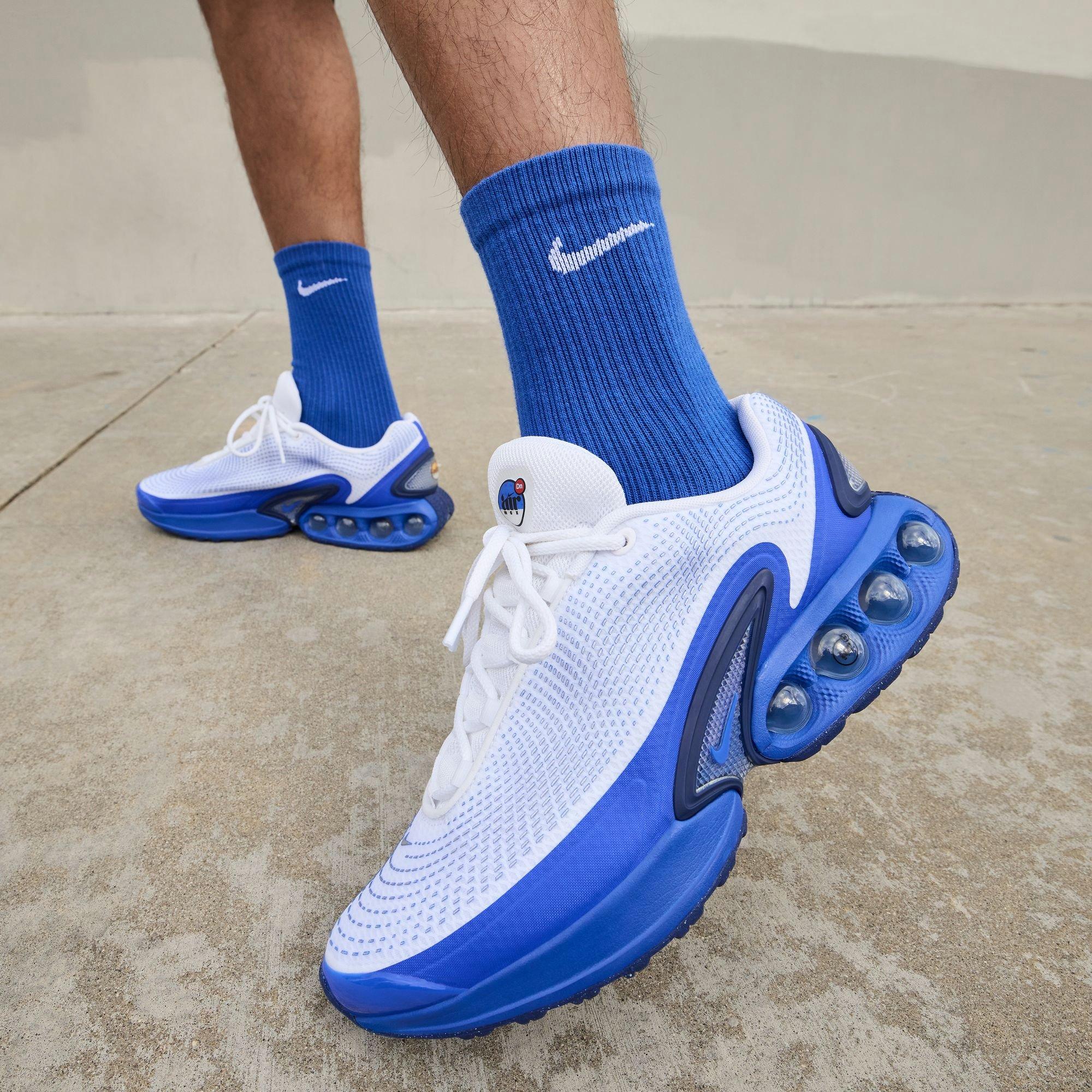 Nike Air Max Dn "White/Racer Blue" Men's Shoe - WHITE/RACER BLUE/BLUE VOID Thumbnail View 6