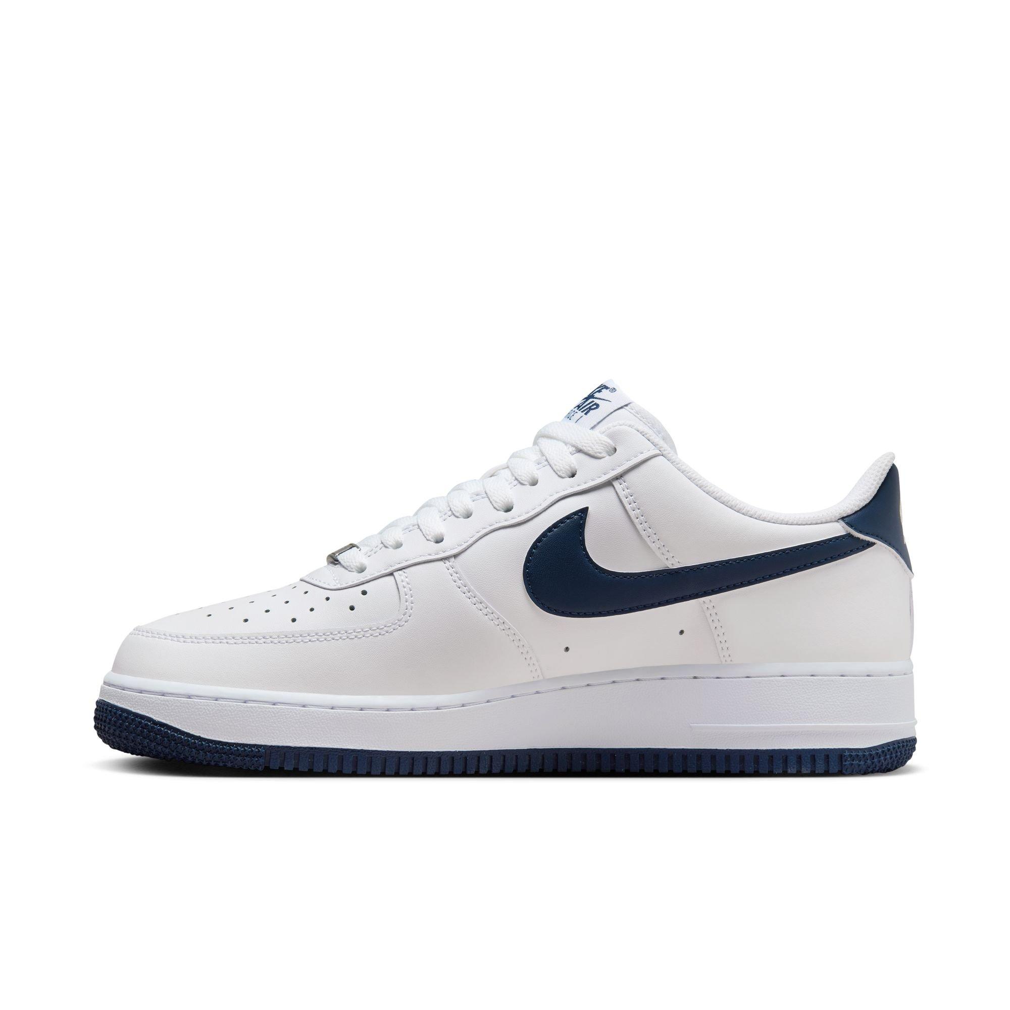 Nike Air Force 1 '07 Men's "White/Midnight Navy" Shoe