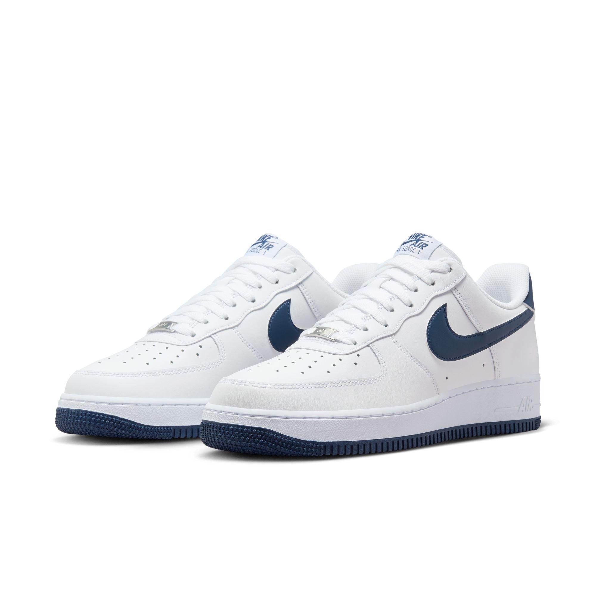 Nike Air Force 1 '07 Men's "White/Midnight Navy" Shoe