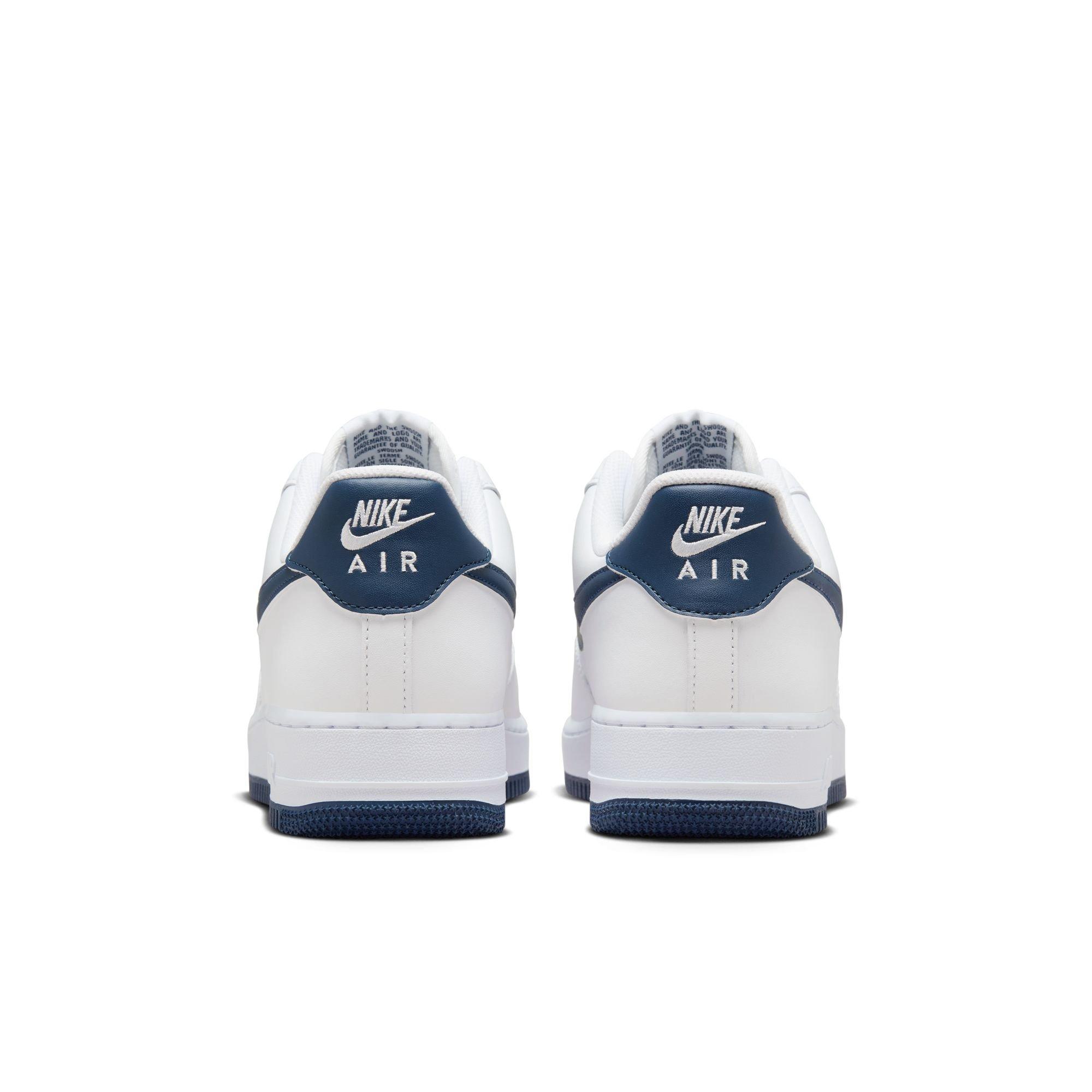 Nike Air Force 1 '07 Men's "White/Midnight Navy" Shoe