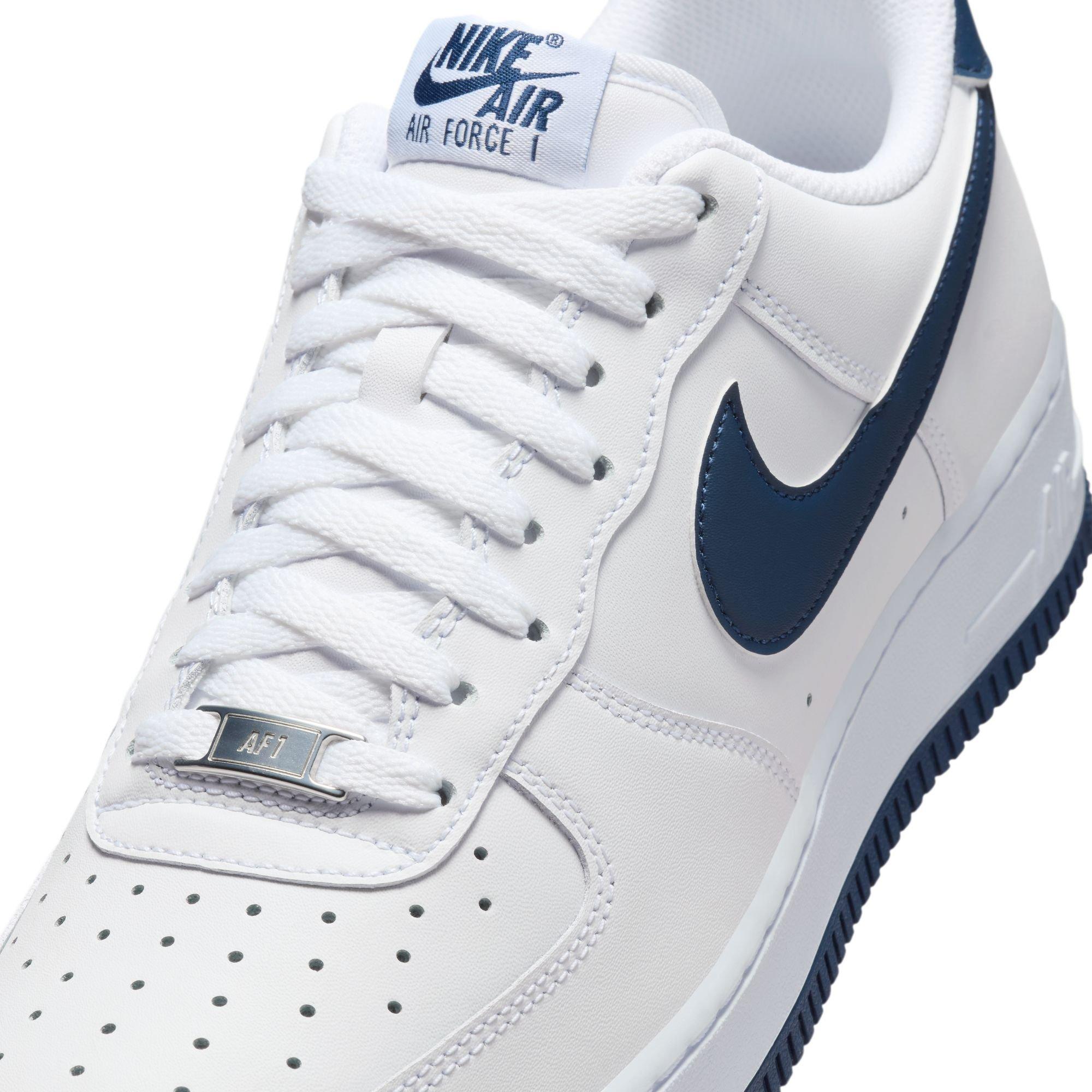 Nike Air Force 1 '07 Men's "White/Midnight Navy" Shoe