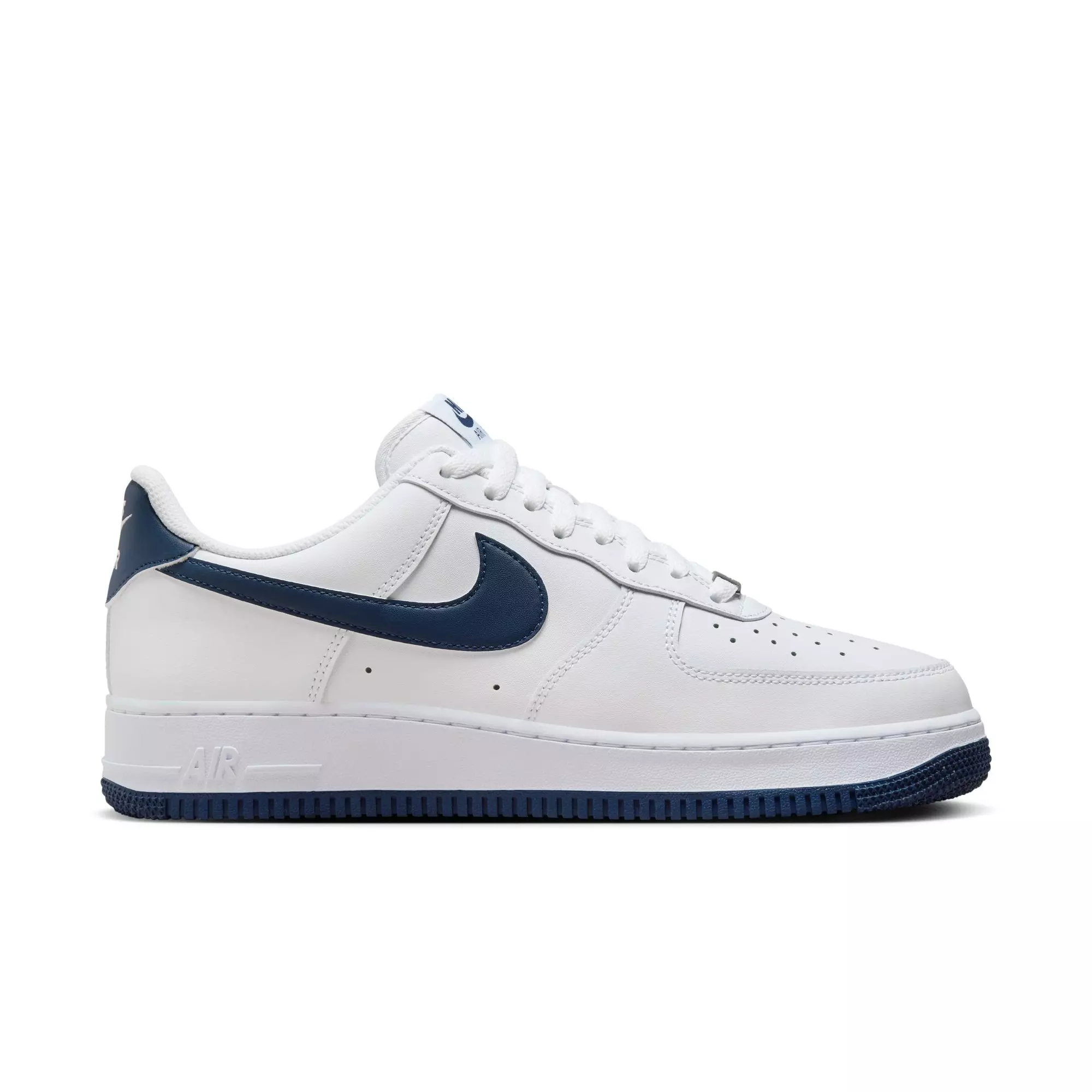 Nike Air Force 1 '07 "White/Midnight Navy" Men's Shoe - WHITE/NAVY