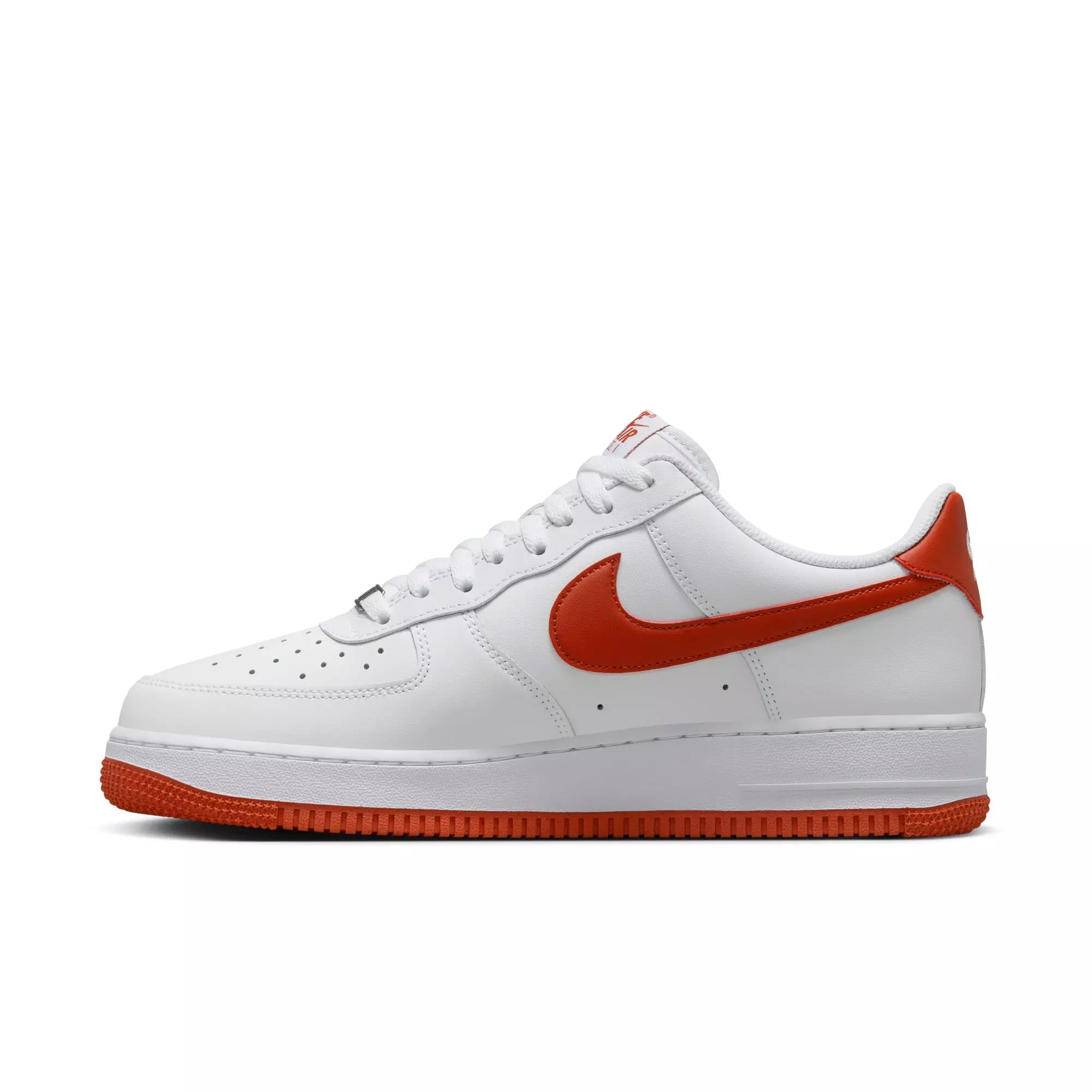 Nike Air Force 1 '07 "White/Dragon Red" Men's Shoe - WHITE/RED
