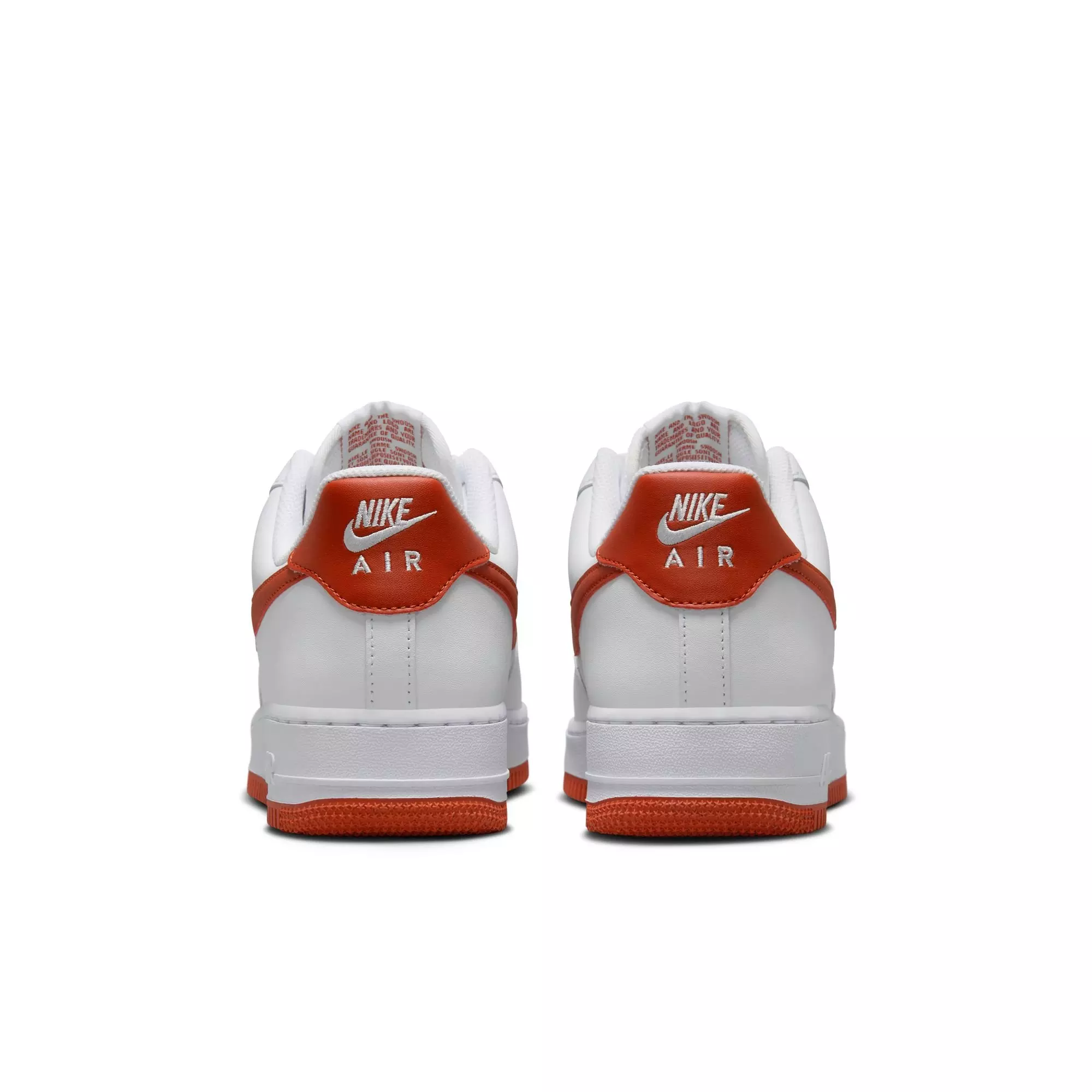 Nike Air Force 1 '07 "White/Dragon Red" Men's Shoe - WHITE/RED